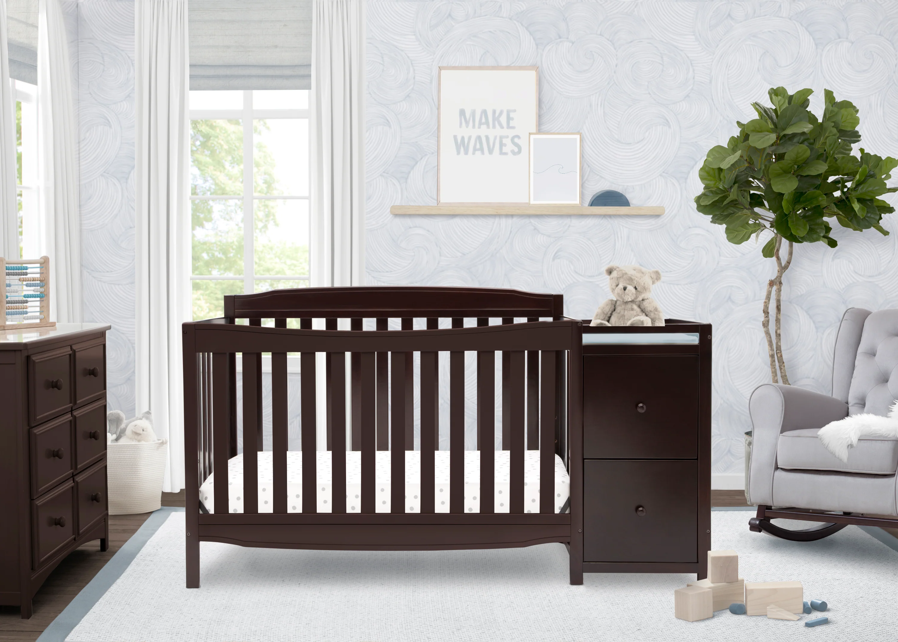 Mason Convertible 6-in-1 Crib and Changer - Image 24