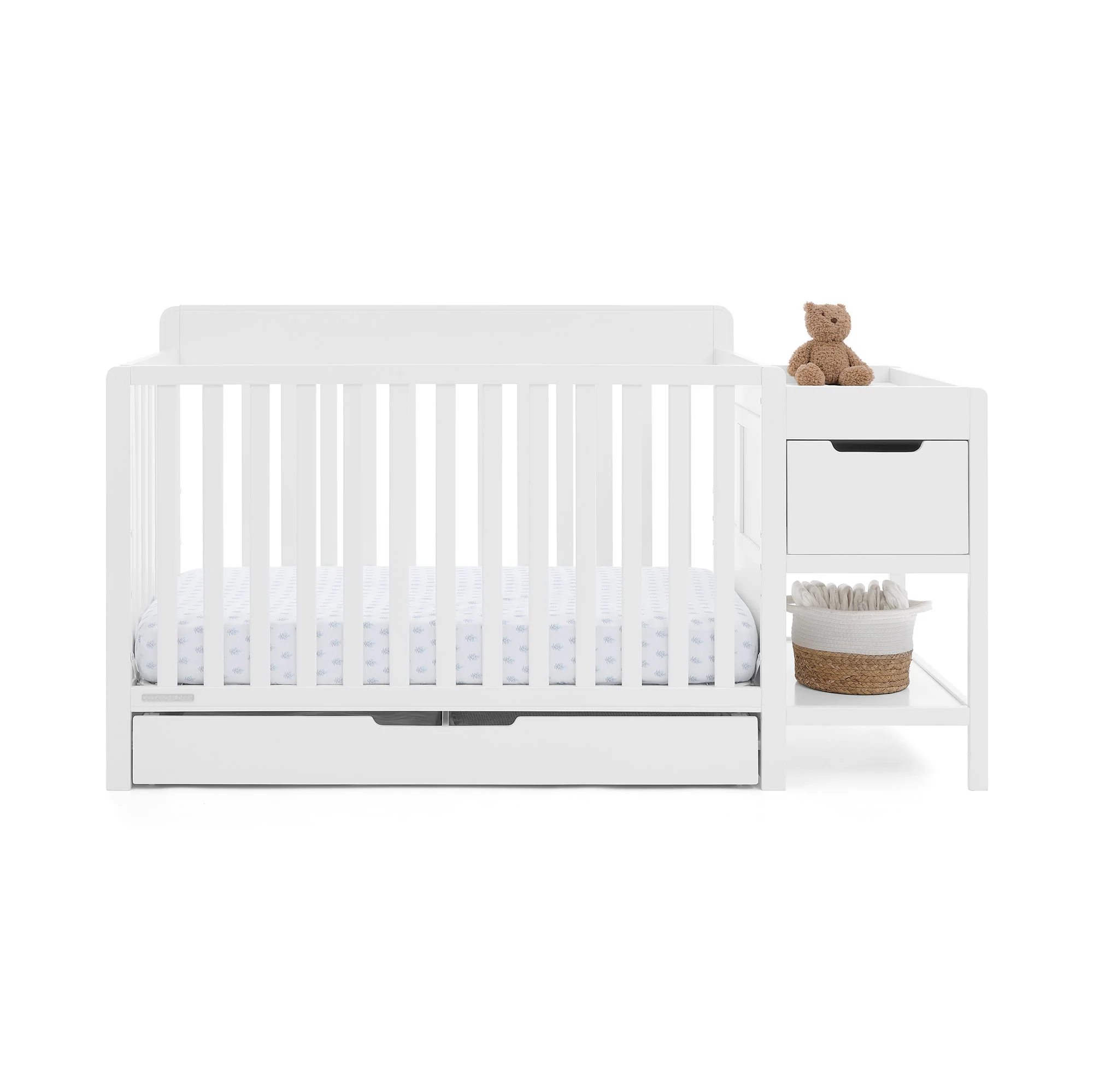 Maya 5-in-1 Convertible Crib and Changer with Storage - Image 48