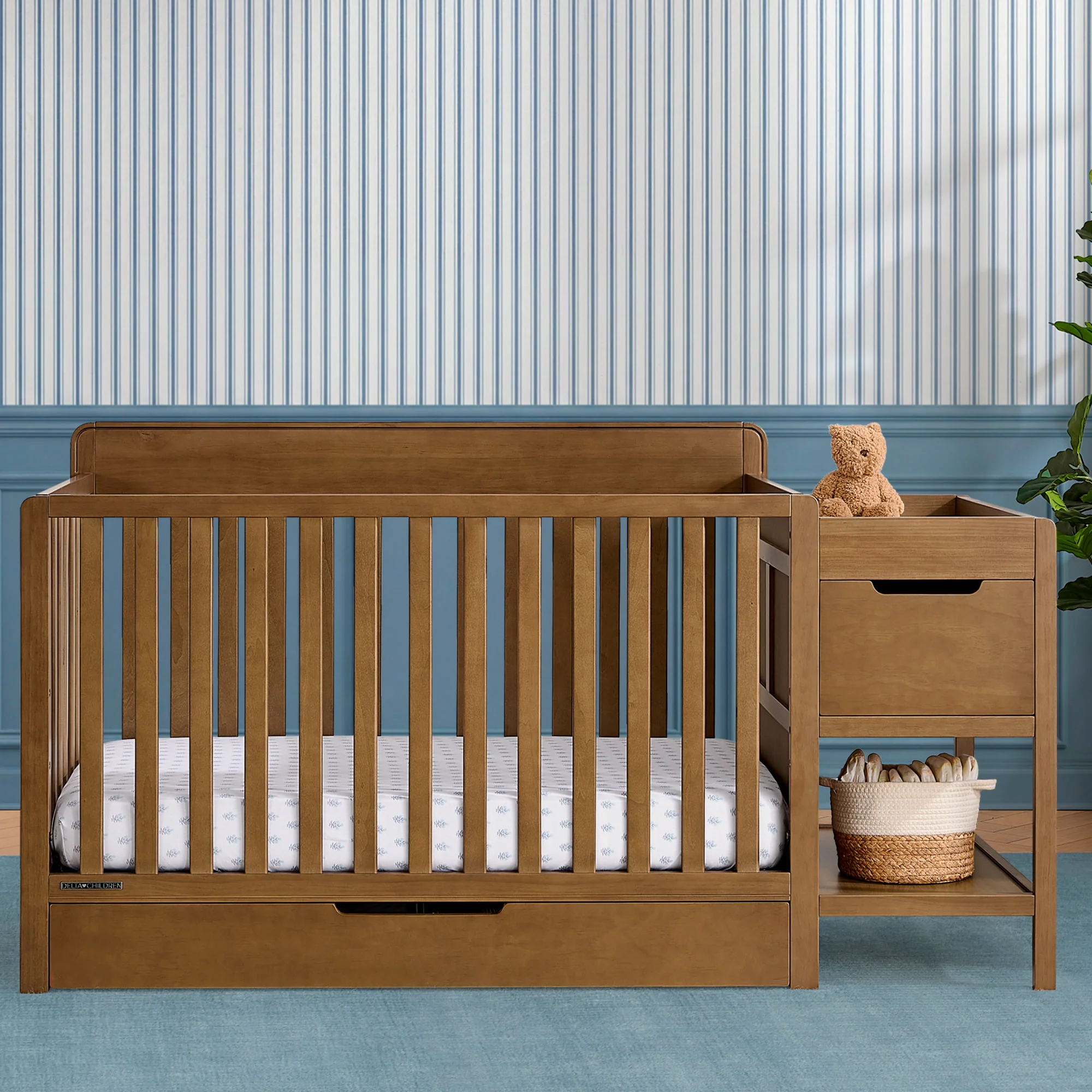 Maya 5-in-1 Convertible Crib and Changer with Storage - Image 50