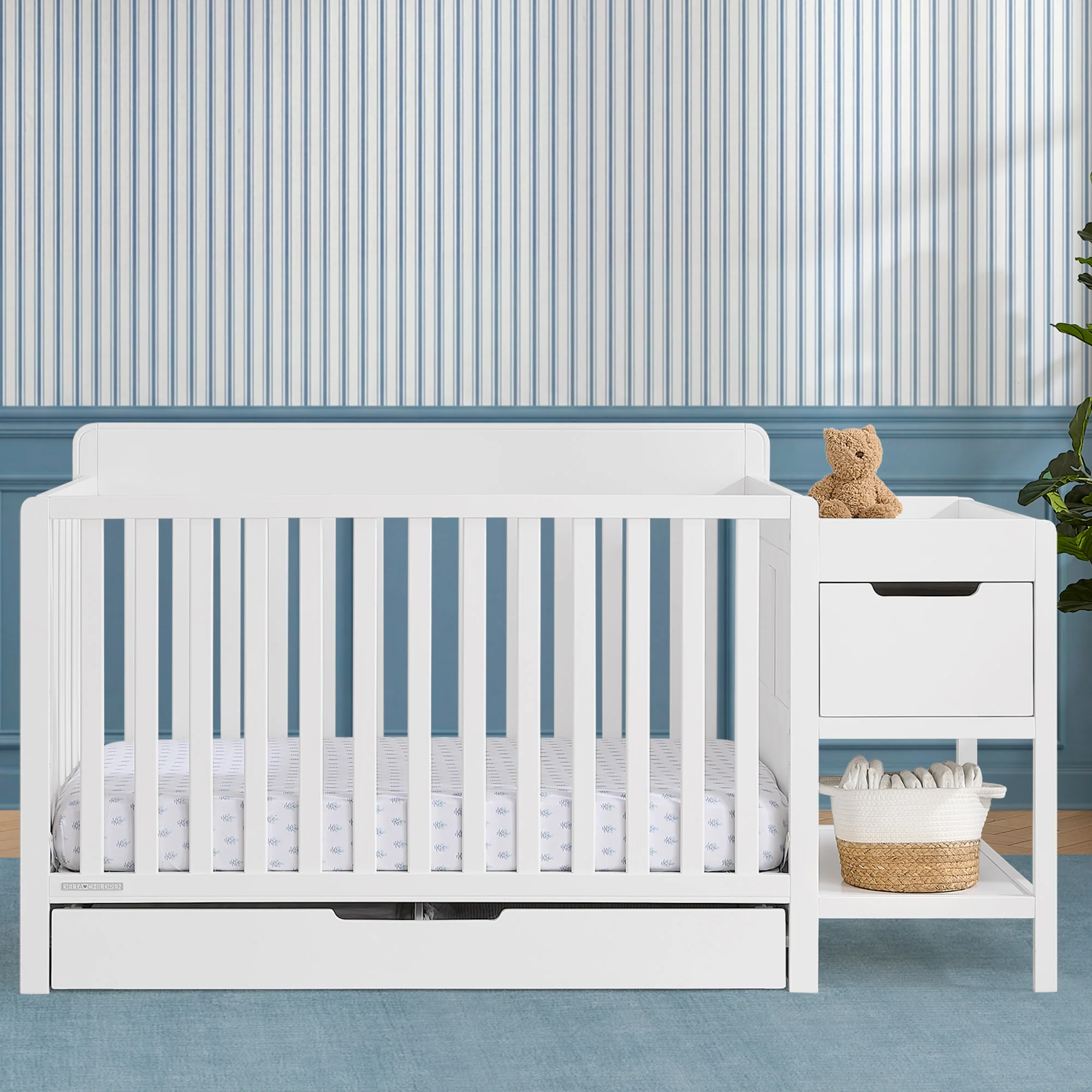 Maya 5-in-1 Convertible Crib and Changer with Storage - Image 51