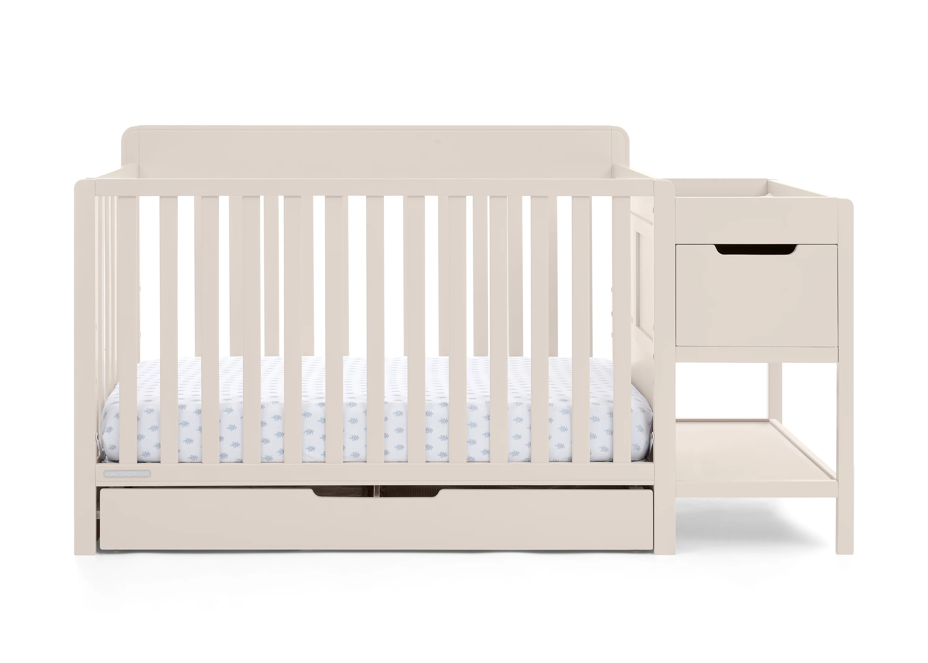 Maya 5-in-1 Convertible Crib and Changer with Storage - Image 9