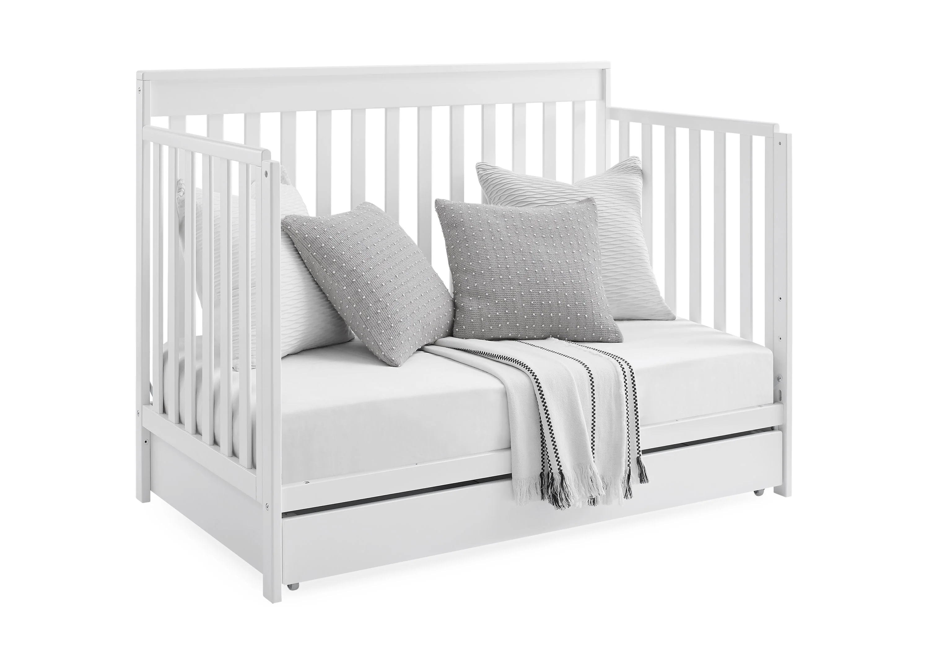 Mercer 6-in-1 Convertible Crib with Storage Trundle - Image 27