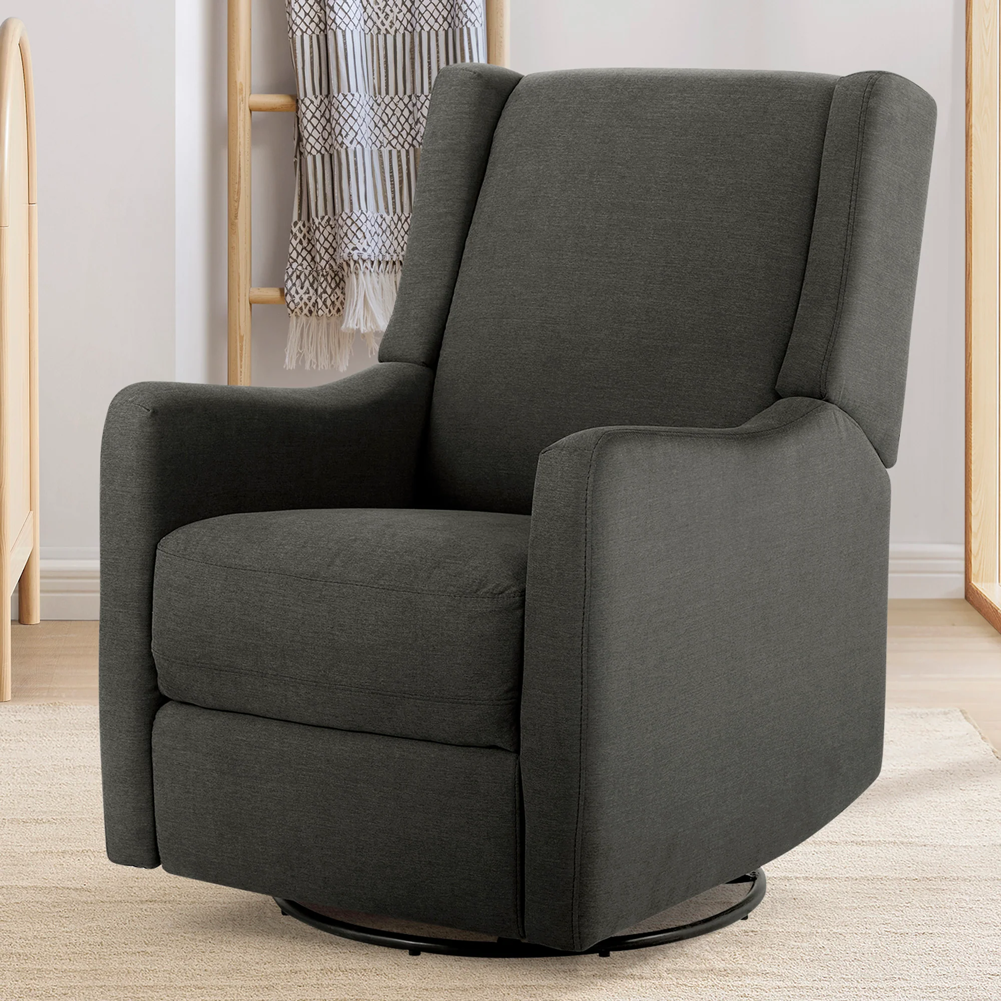 Mercer Electronic Power Recliner and Swivel Glider with USB-A and Type-C Ports in Stain-Resistant Performance Fabric - Image 23