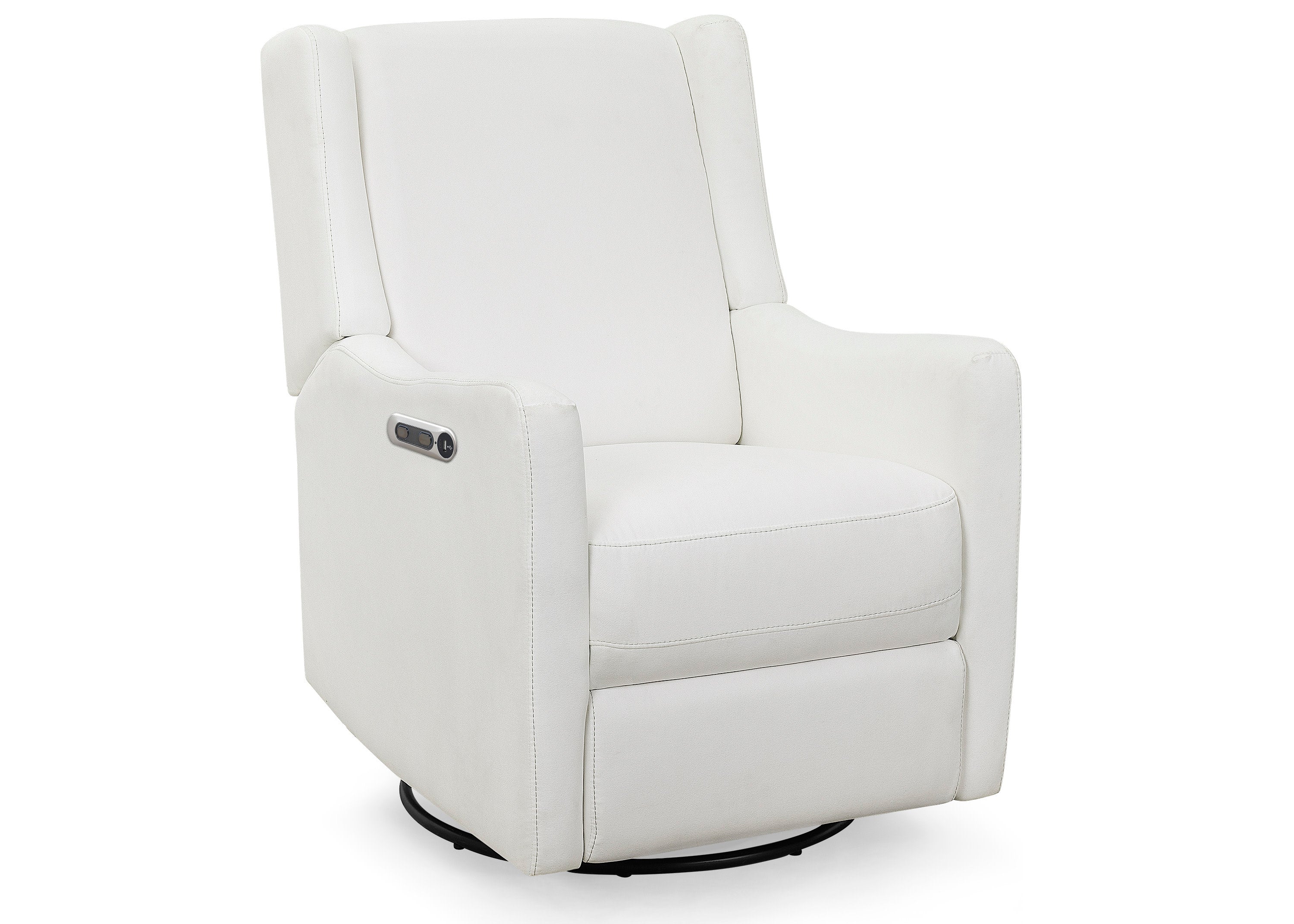 Mercer Electronic Power Recliner and Swivel Glider with USB-A and Type-C Ports in Stain-Resistant Performance Fabric - Image 4
