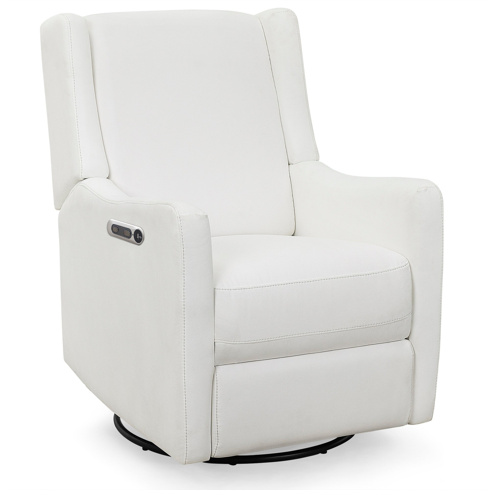 Mercer Electronic Power Recliner and Swivel Glider with USB-A and Type-C Ports in Stain-Resistant Performance Fabric - Image 8
