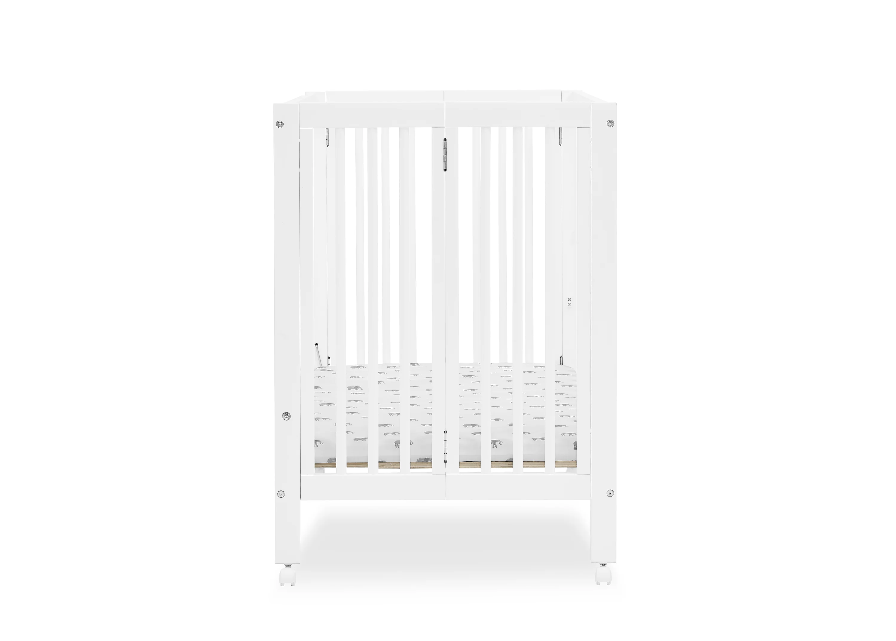 Mia Portable Folding Mini Crib with 1.5-Inch Mattress - Image 25