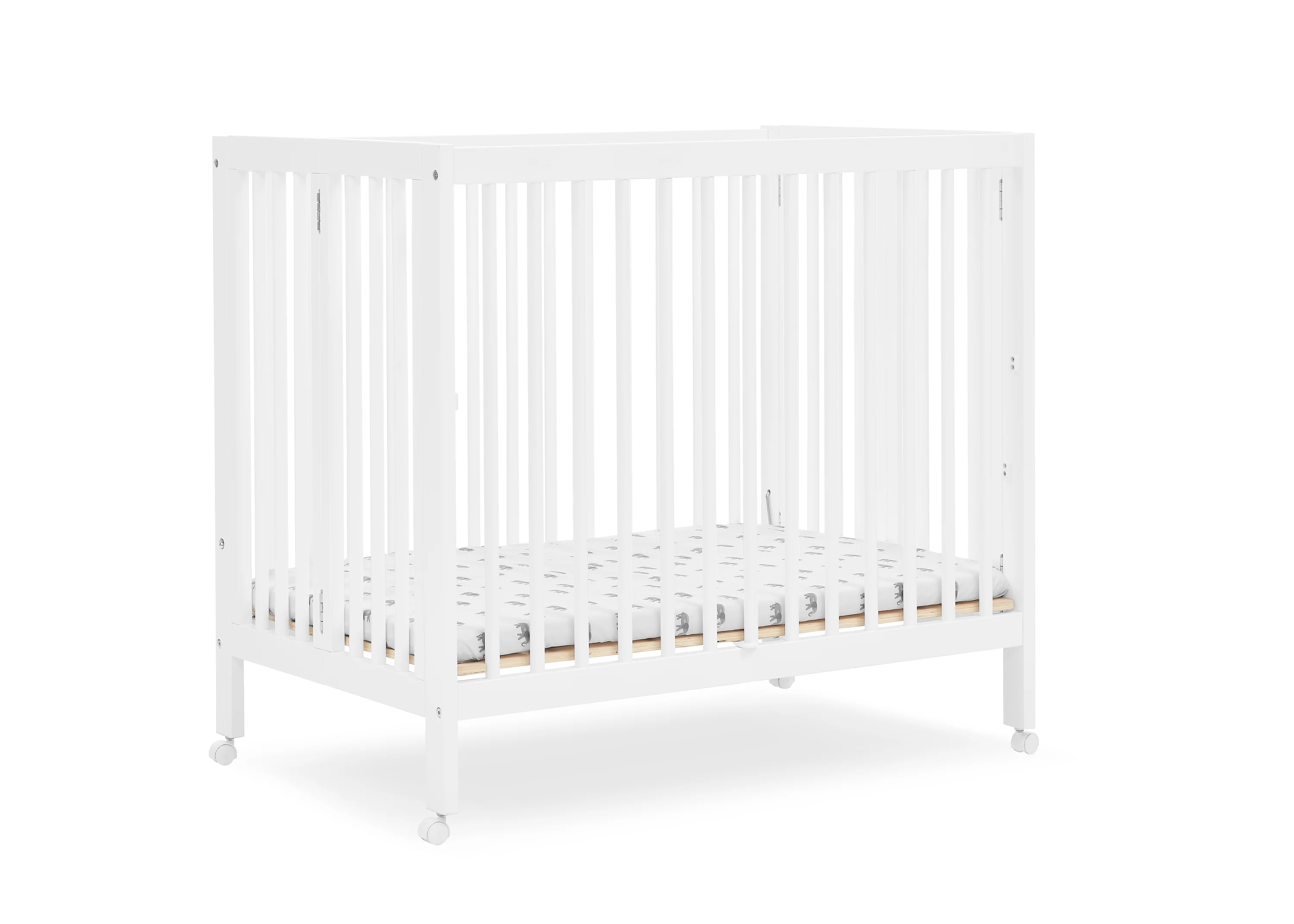 Mia Portable Folding Mini Crib with 1.5-Inch Mattress - Image 26