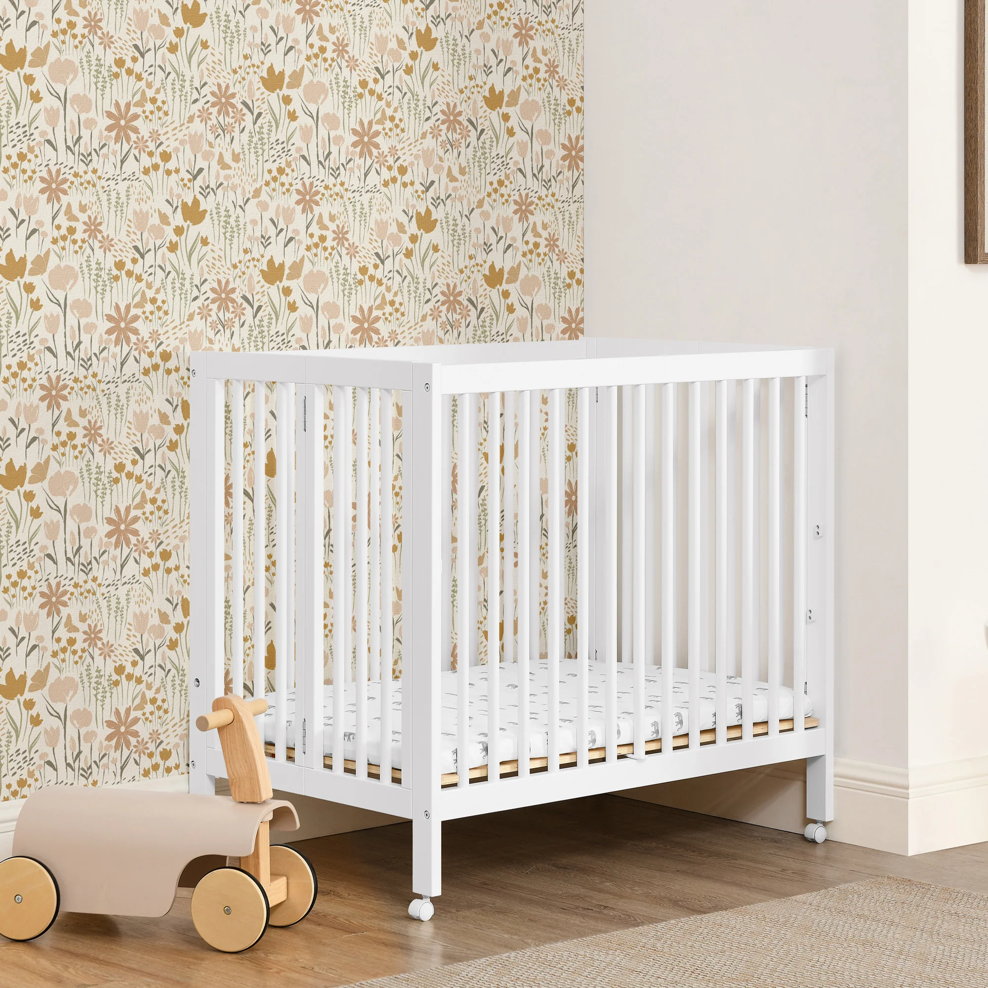 Mia Portable Folding Mini Crib with 1.5-Inch Mattress - Image 52