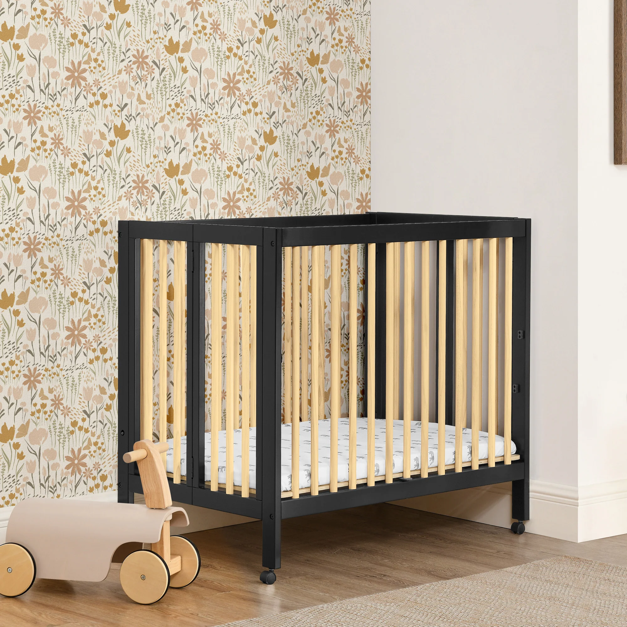Mia Portable Folding Mini Crib with 1.5-Inch Mattress - Image 54