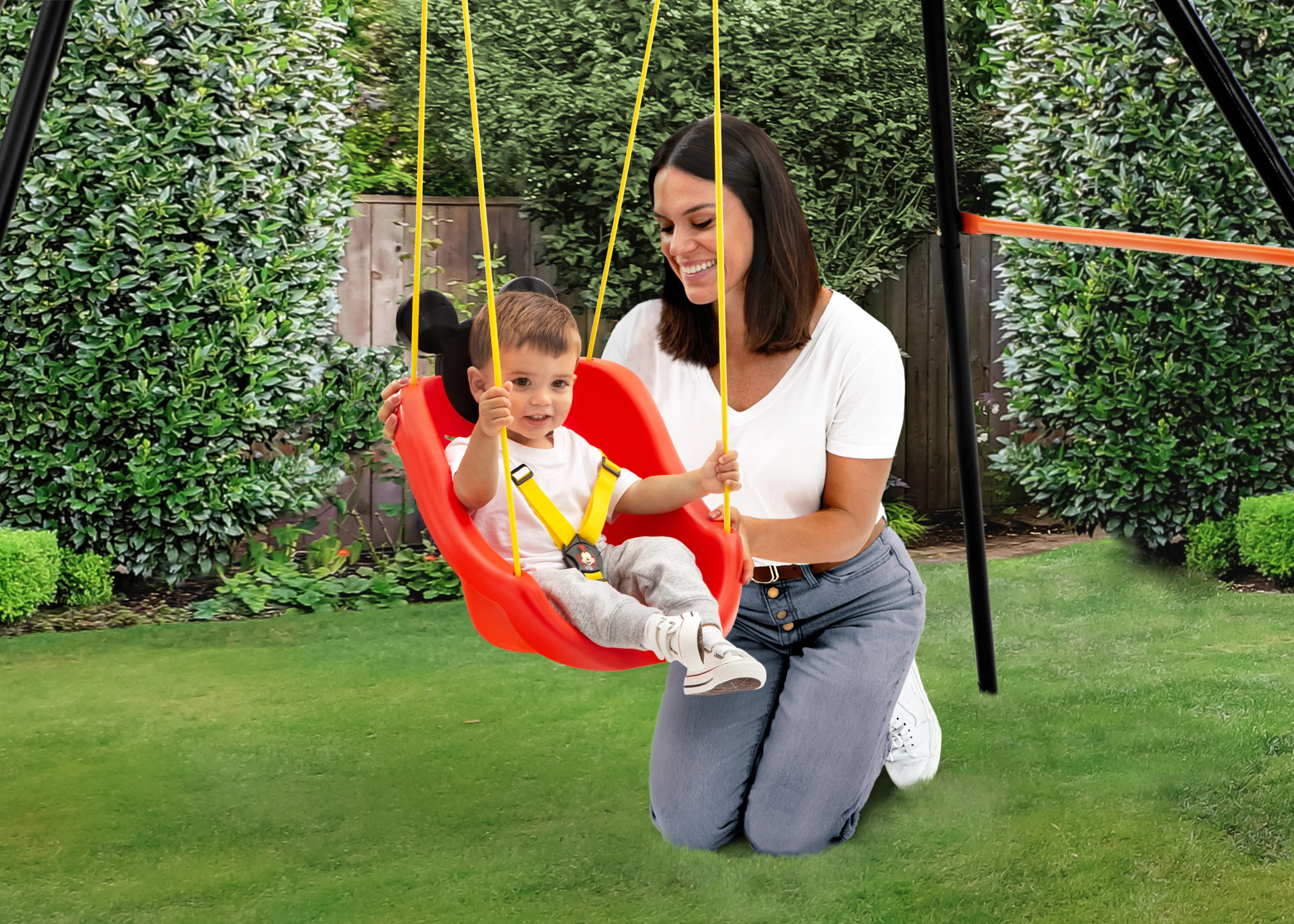 Mickey Mouse 2-in-1 Outdoor Kids Swing - Image 2