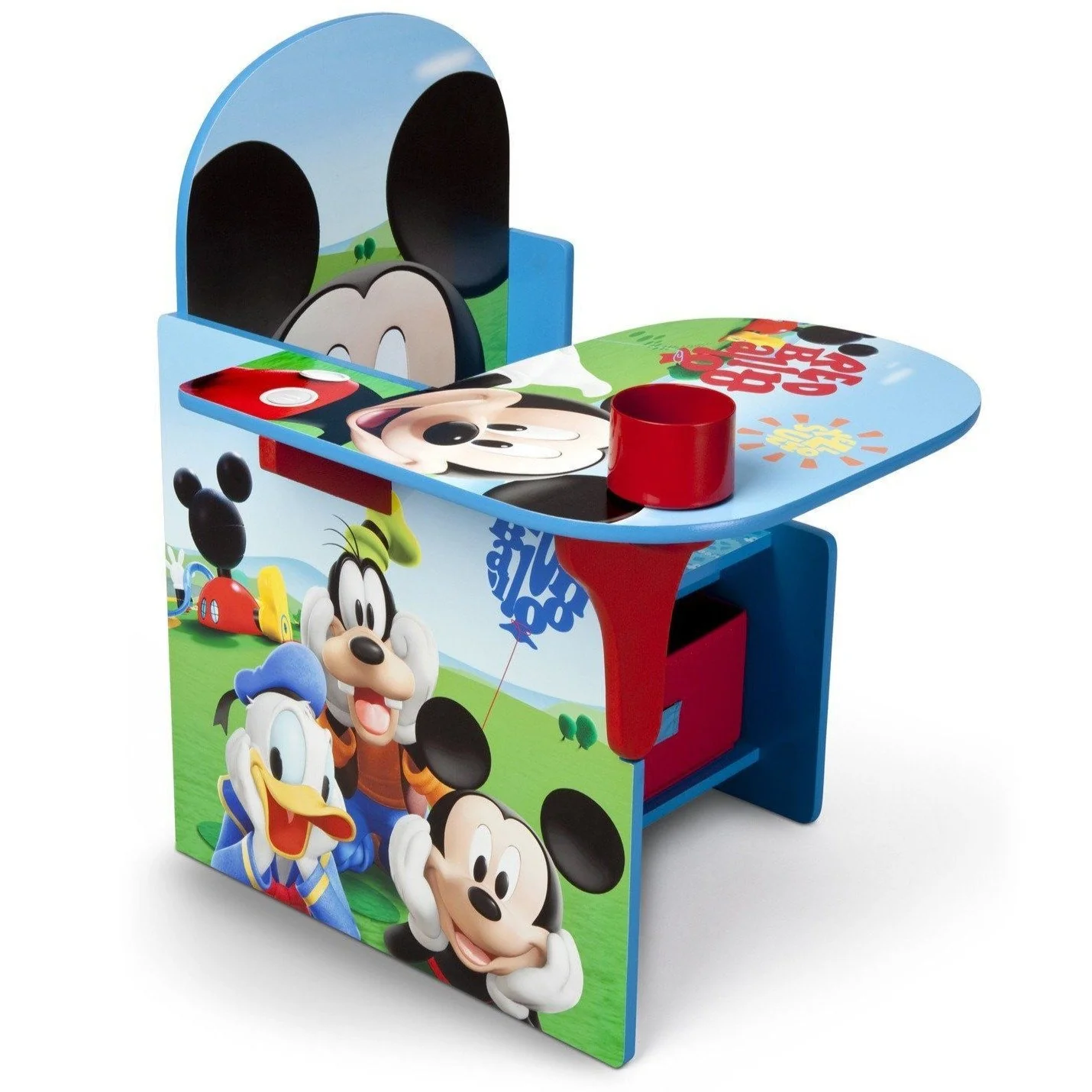 Mickey Mouse Chair Desk with Storage Bin - Image 6