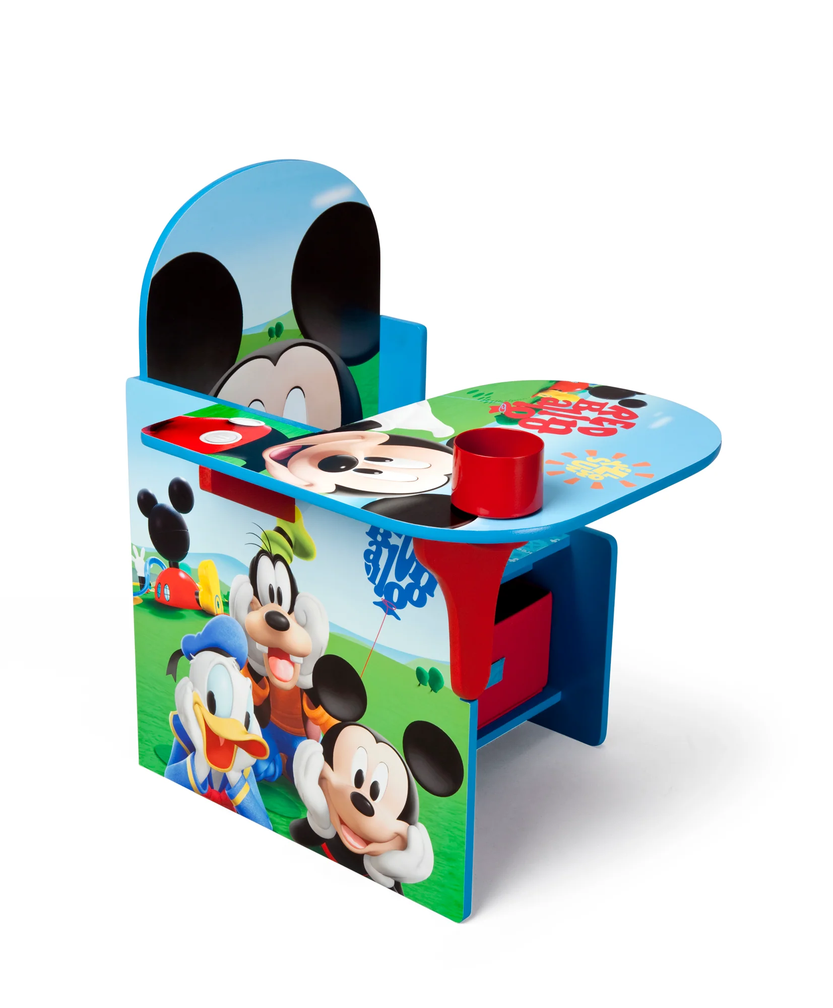Mickey Mouse Chair Desk with Storage Bin - Image 7