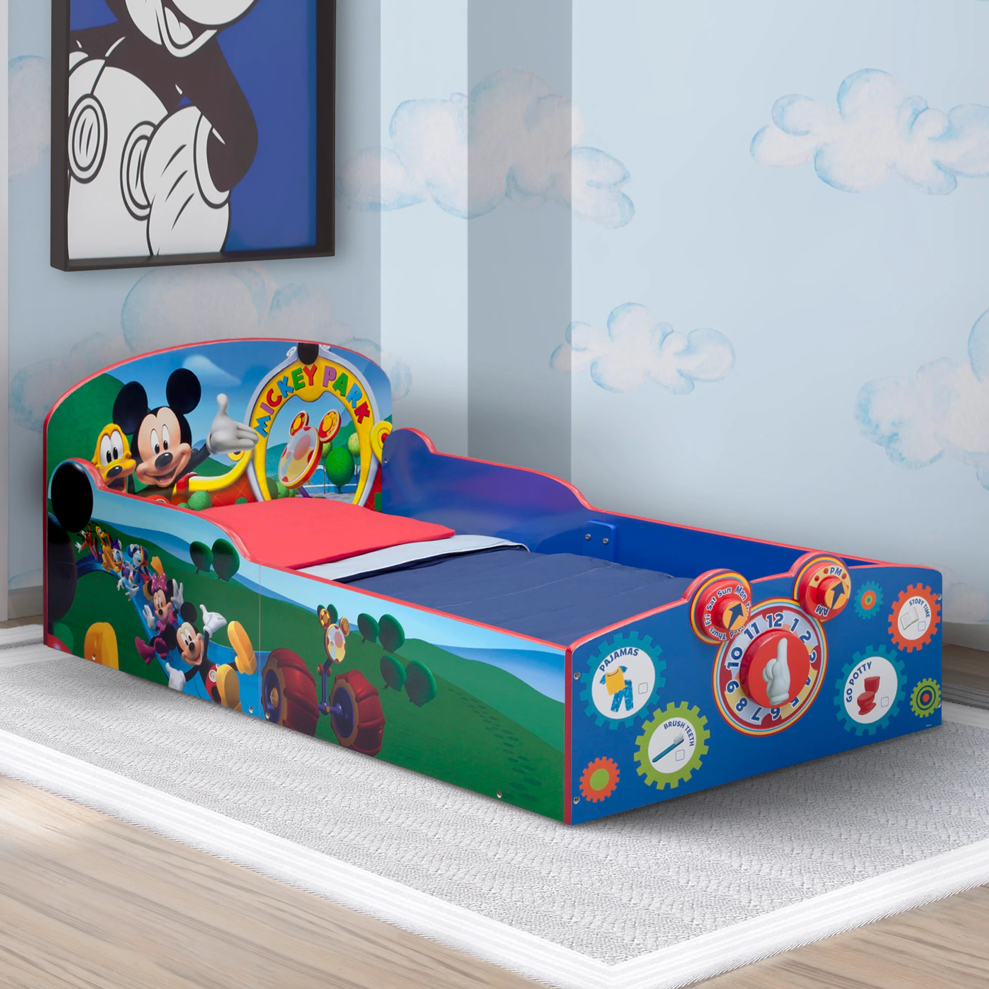 Mickey Mouse Interactive Wood Toddler Bed - Image 10