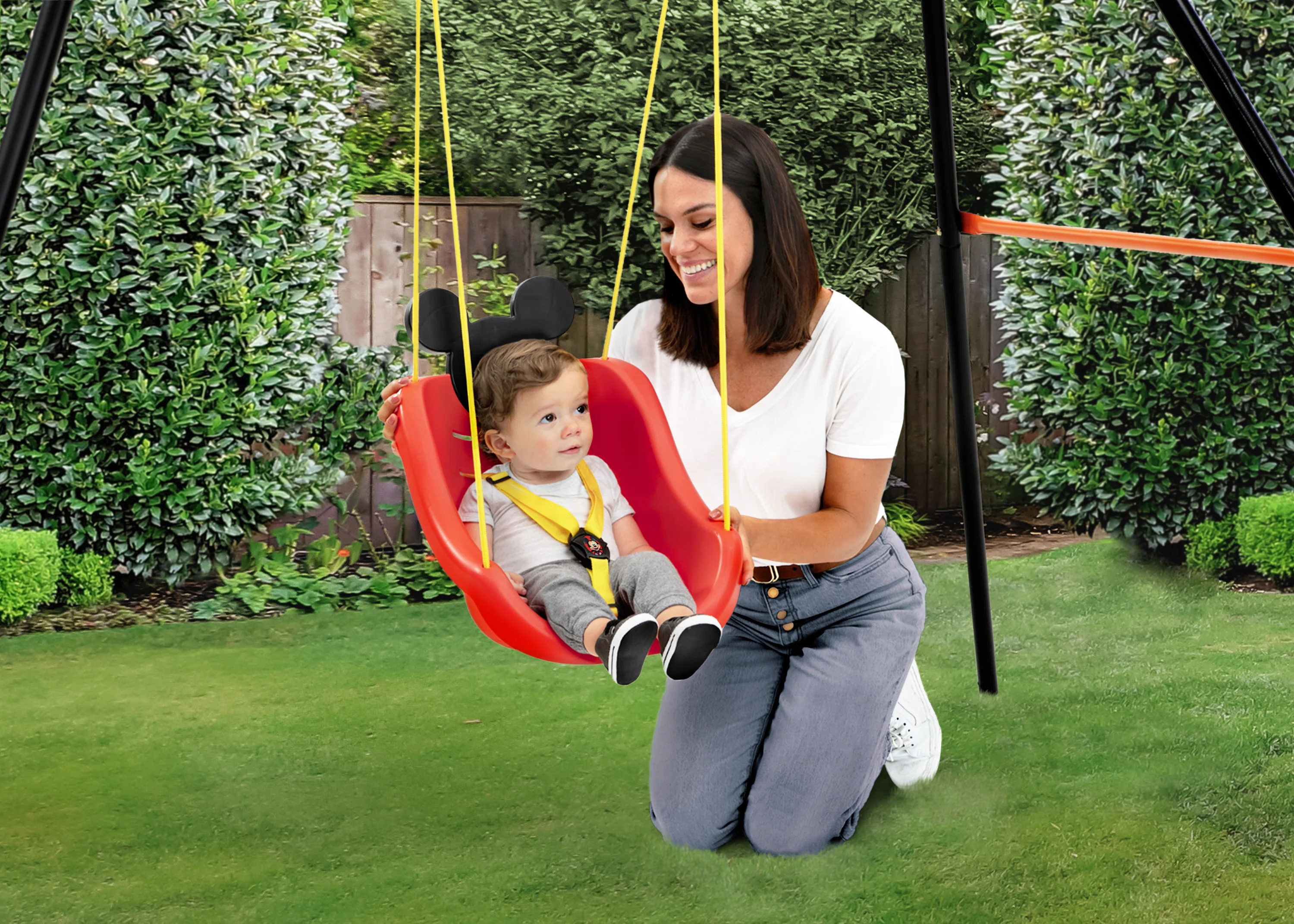 Mickey Mouse 2-in-1 Outdoor Kids Swing