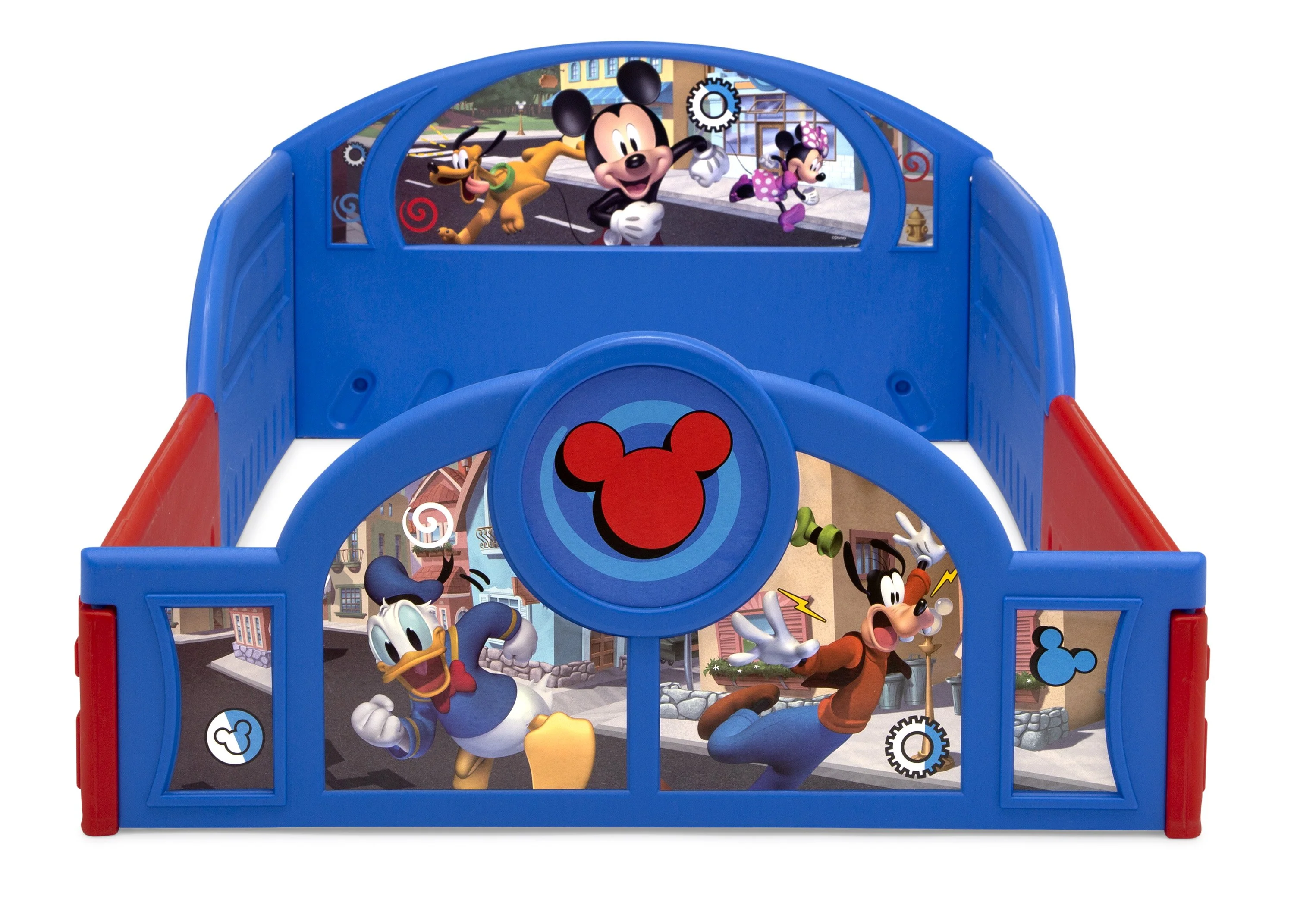 Mickey Mouse Plastic Sleep and Play Toddler Bed - Image 3