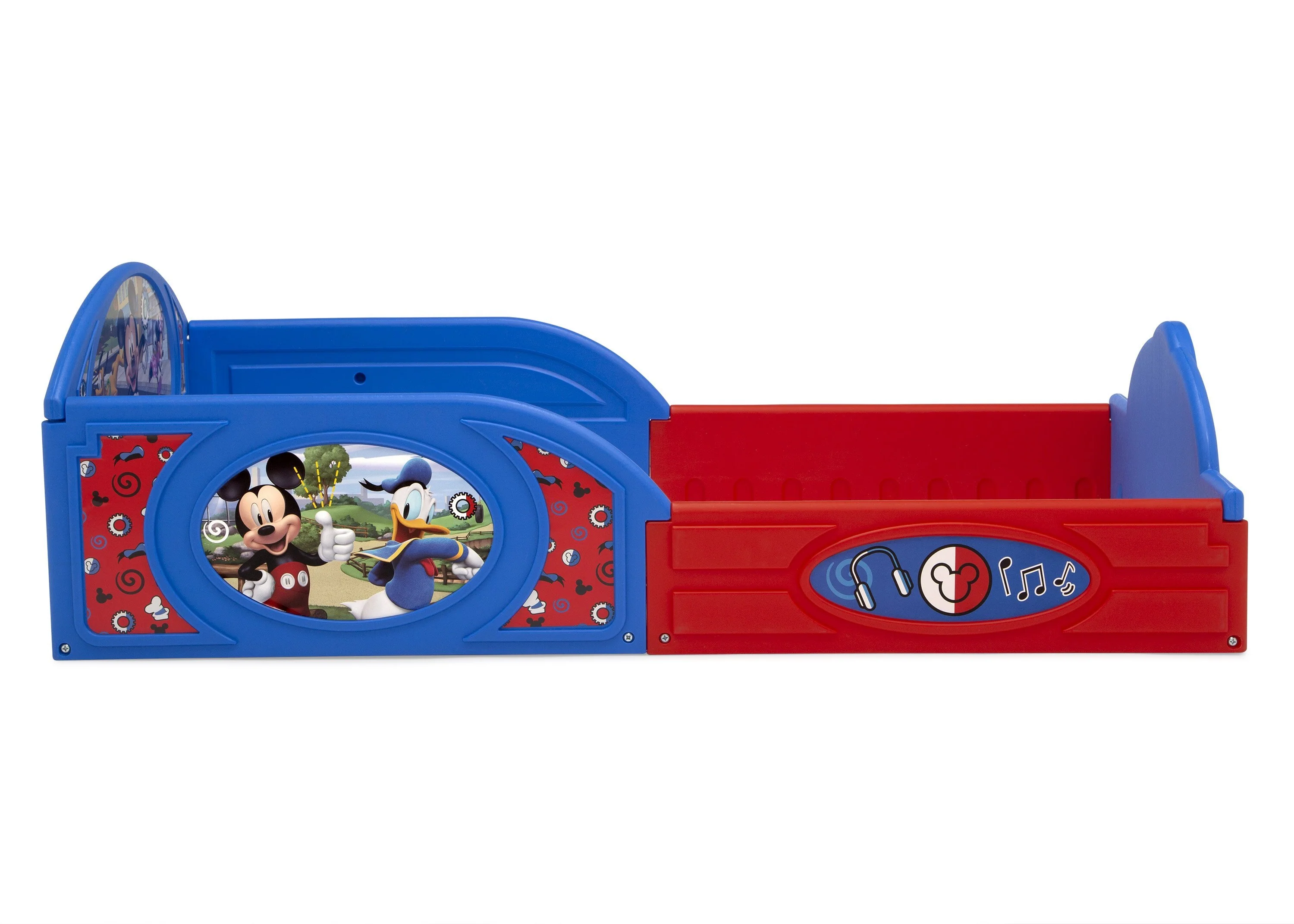 Mickey Mouse Plastic Sleep and Play Toddler Bed - Image 6