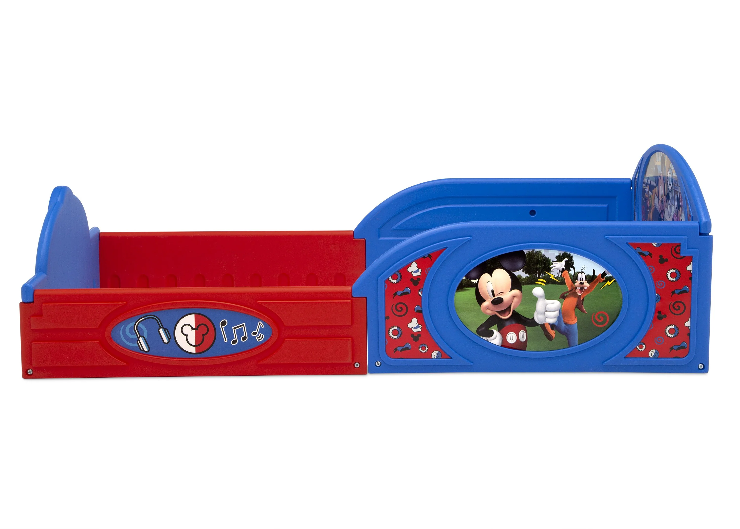 Mickey Mouse Plastic Sleep and Play Toddler Bed - Image 7