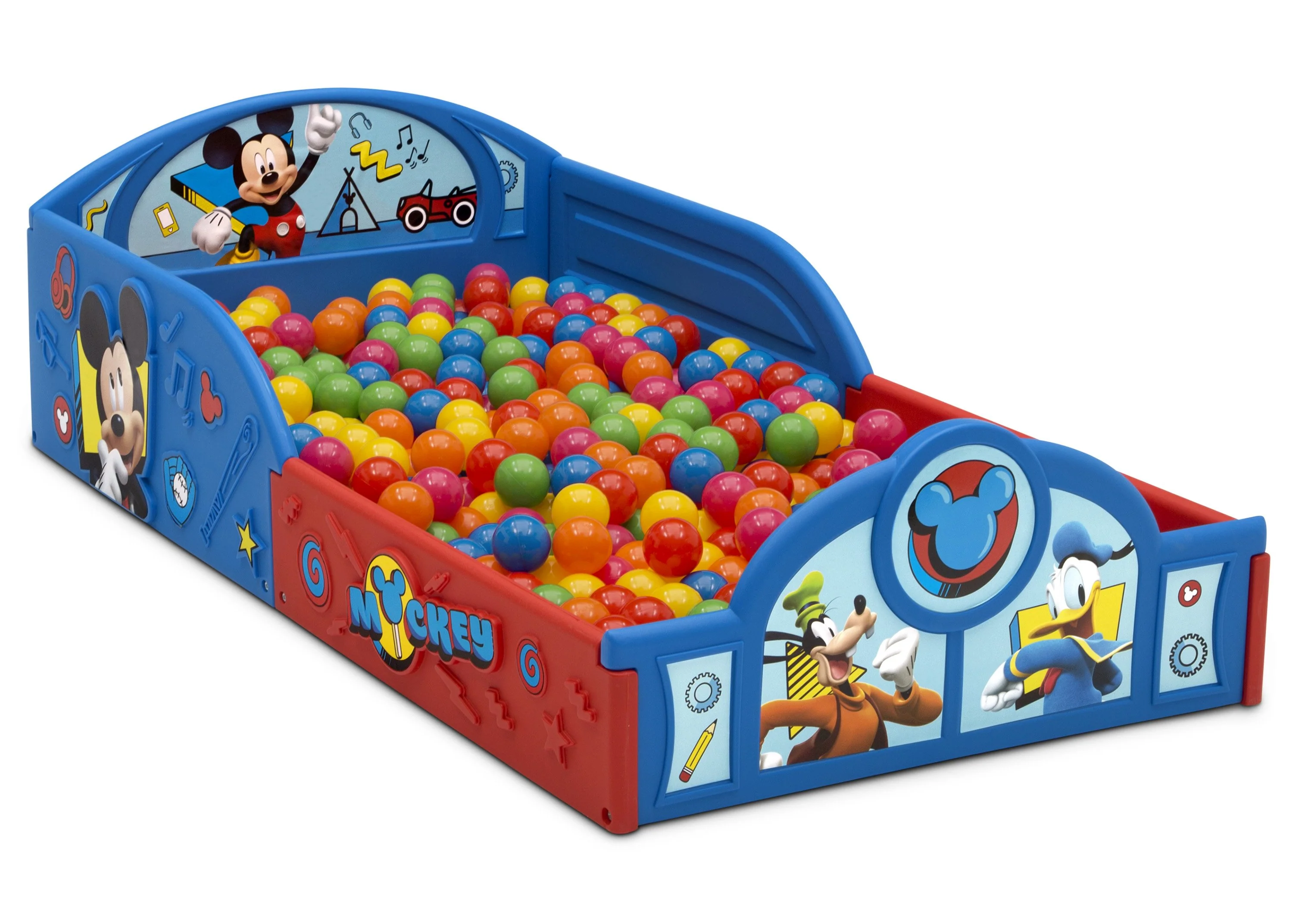 Mickey Mouse Plastic Sleep and Play Toddler Bed - Image 6