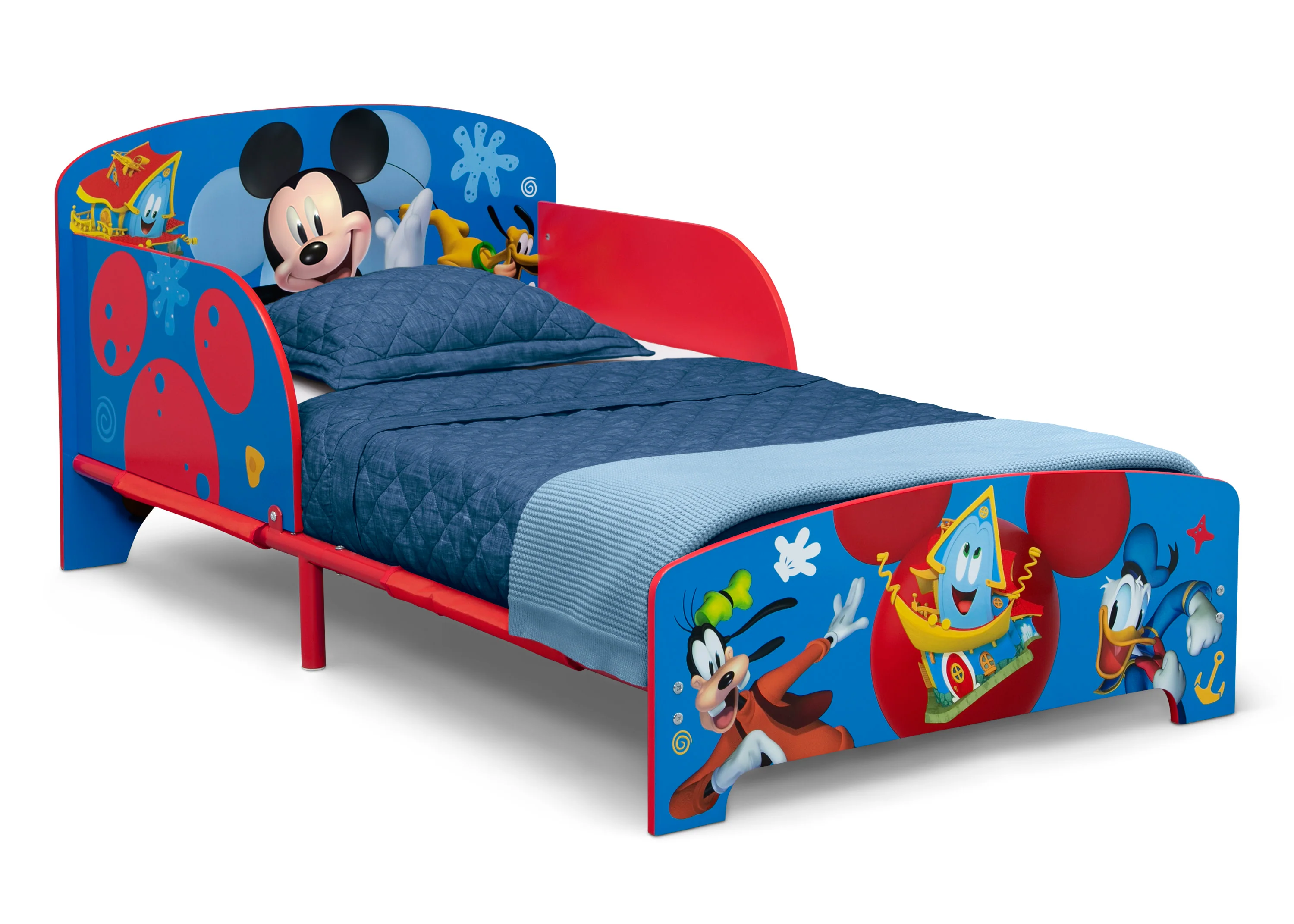 Mickey Mouse Wood & Metal Toddler Bed - Image 5