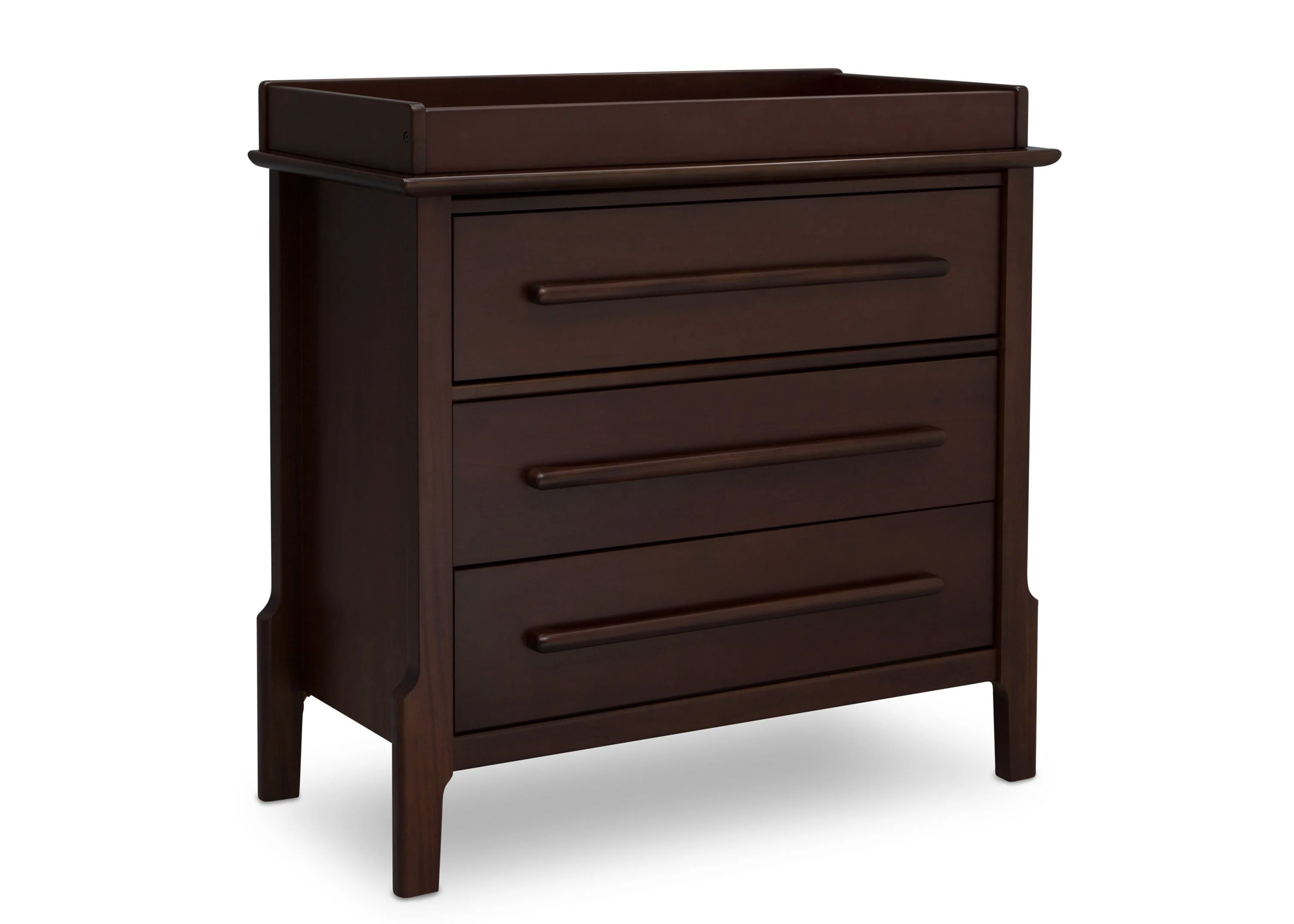 Mid-Century Modern 3 Drawer Dresser with Changing Top - Image 10