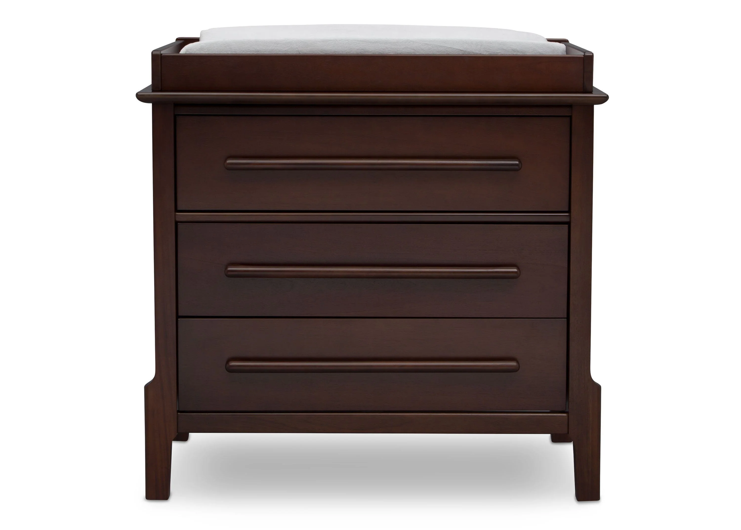 Mid-Century Modern 3 Drawer Dresser with Changing Top - Image 11
