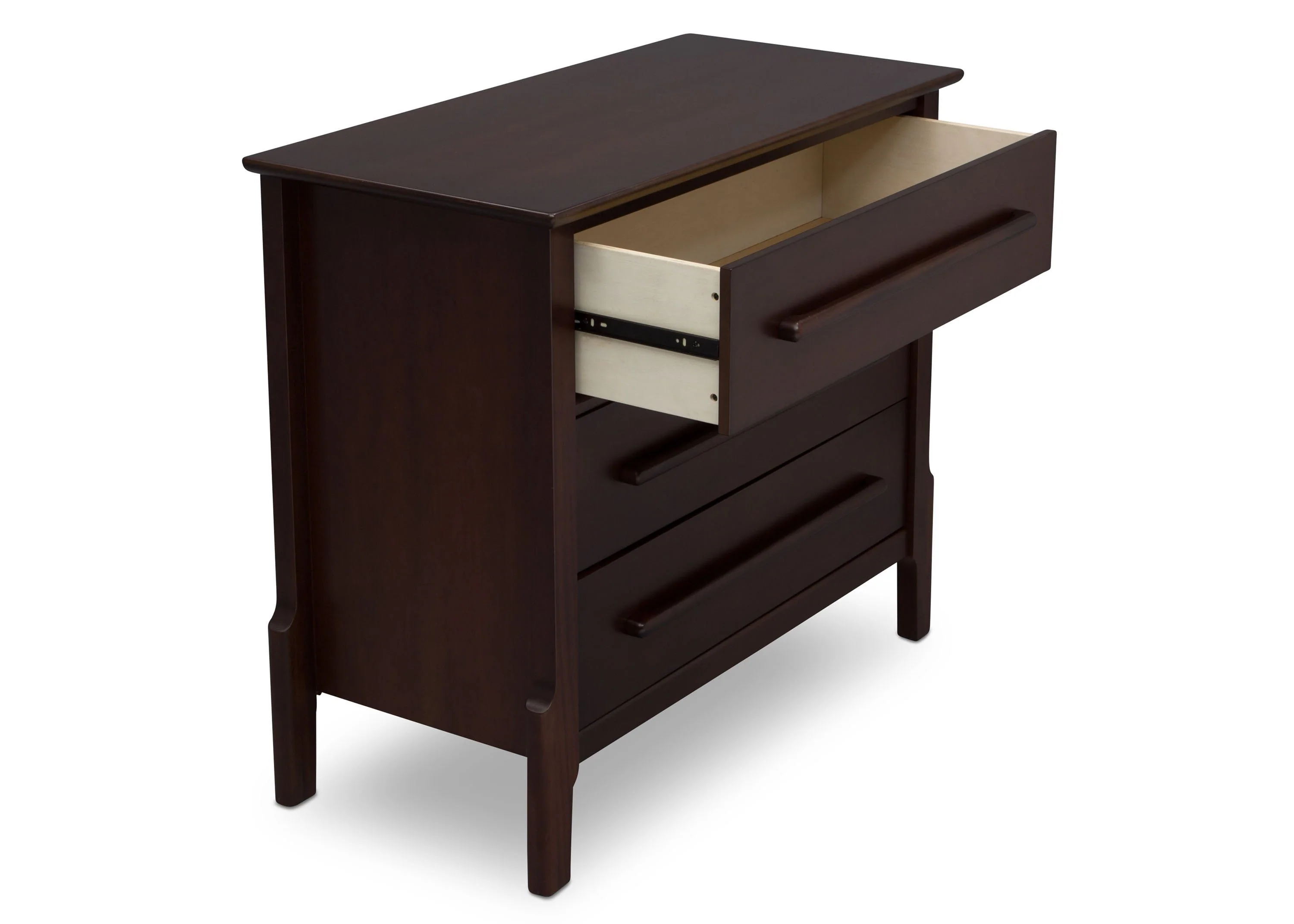 Mid-Century Modern 3 Drawer Dresser with Changing Top - Image 12