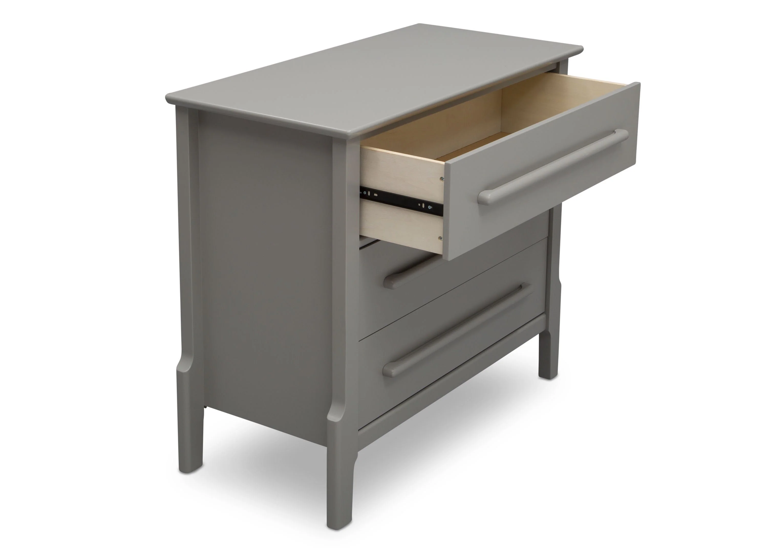 Mid-Century Modern 3 Drawer Dresser with Changing Top - Image 4