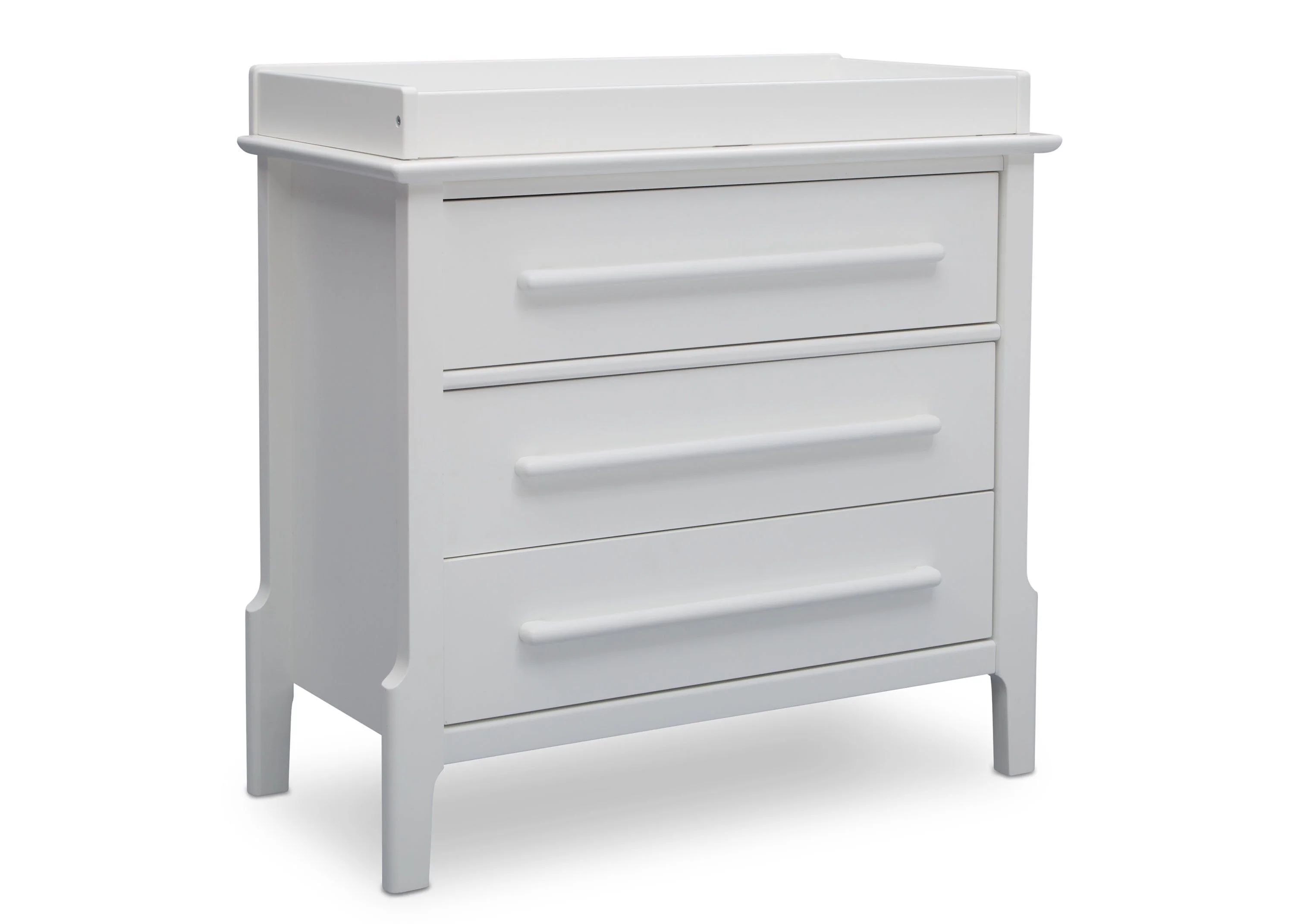 Mid-Century Modern 3 Drawer Dresser with Changing Top - Image 6
