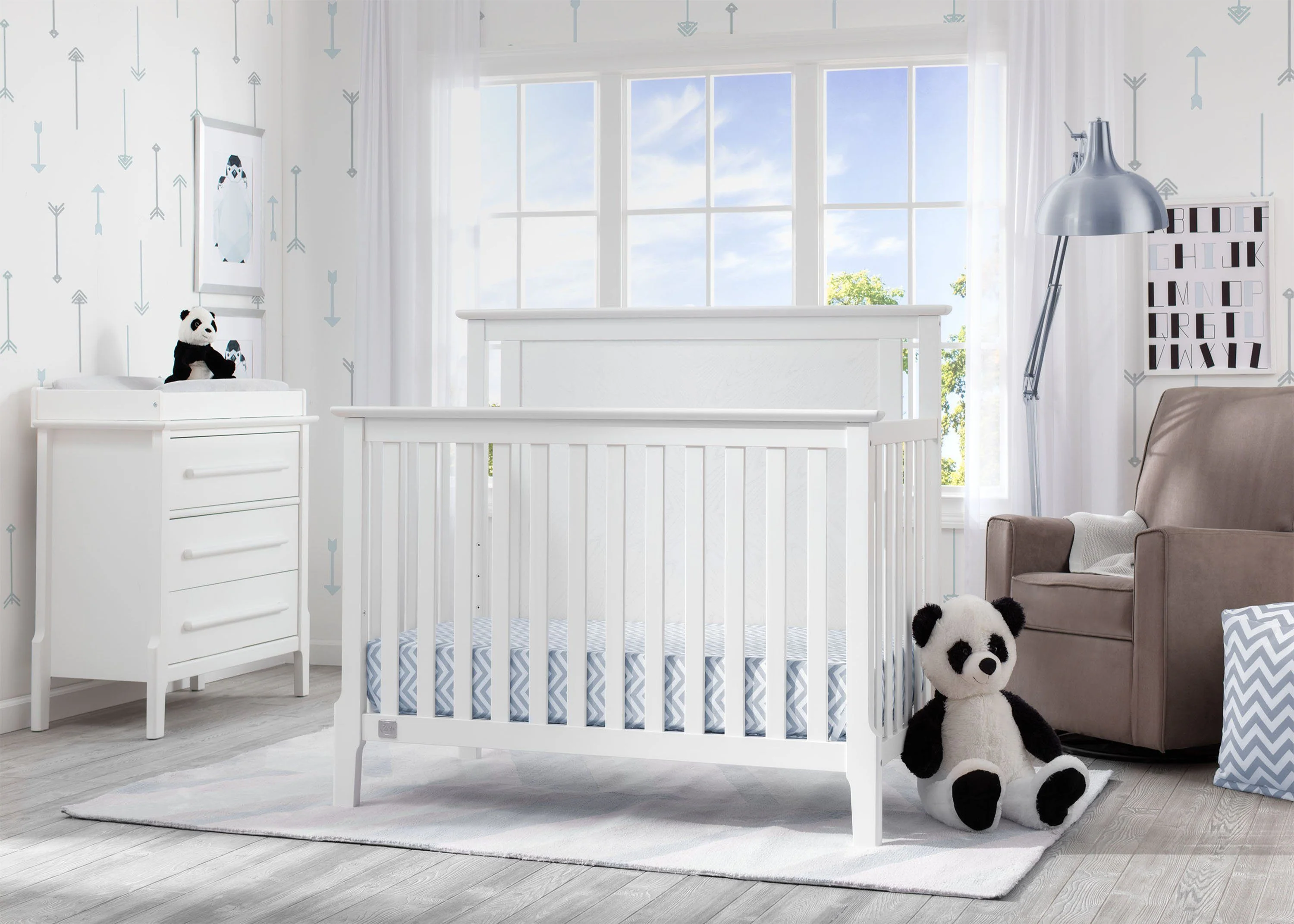 Mid-Century Modern Lifestyle 4-in-1 Crib - Image 14