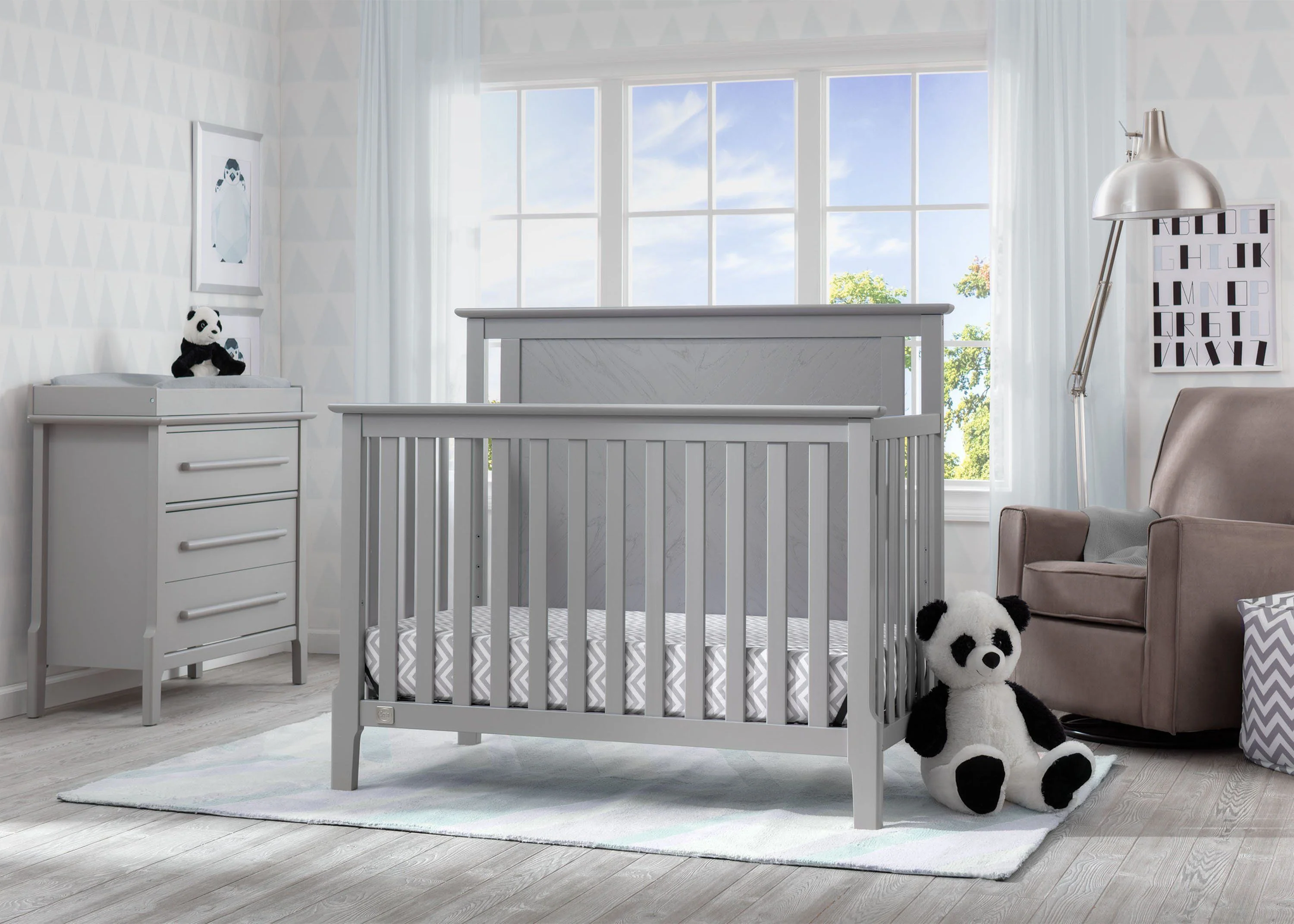 Mid-Century Modern Lifestyle 4-in-1 Crib - Image 7