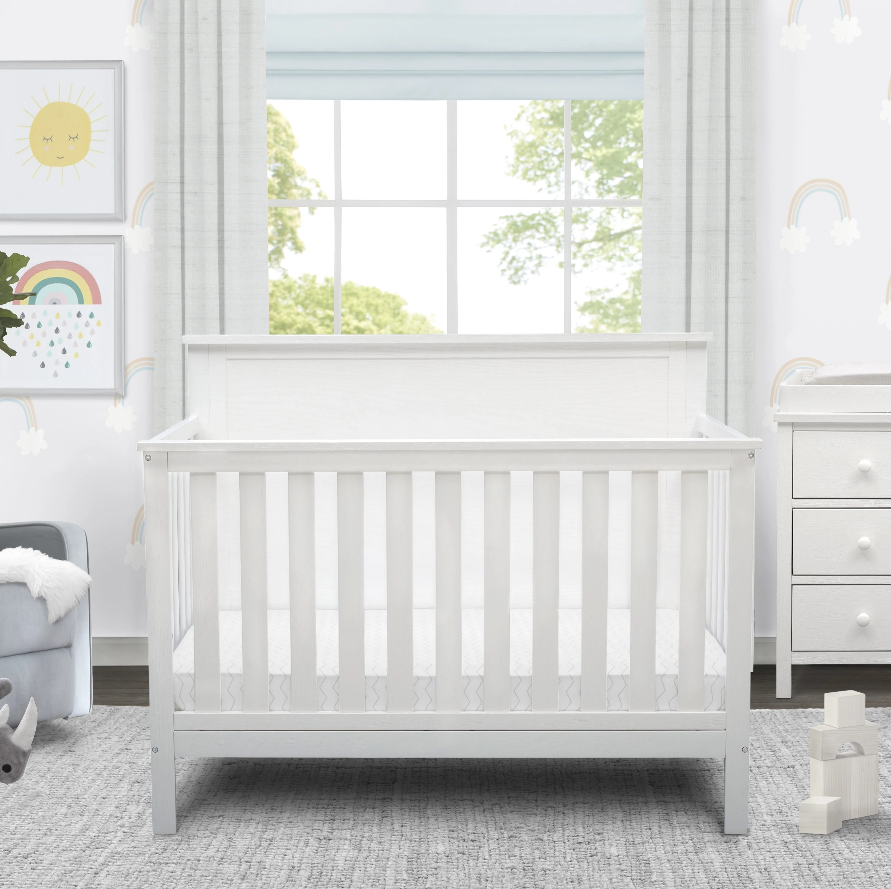 Middleton 4-in-1 Convertible Baby Crib - Image 9