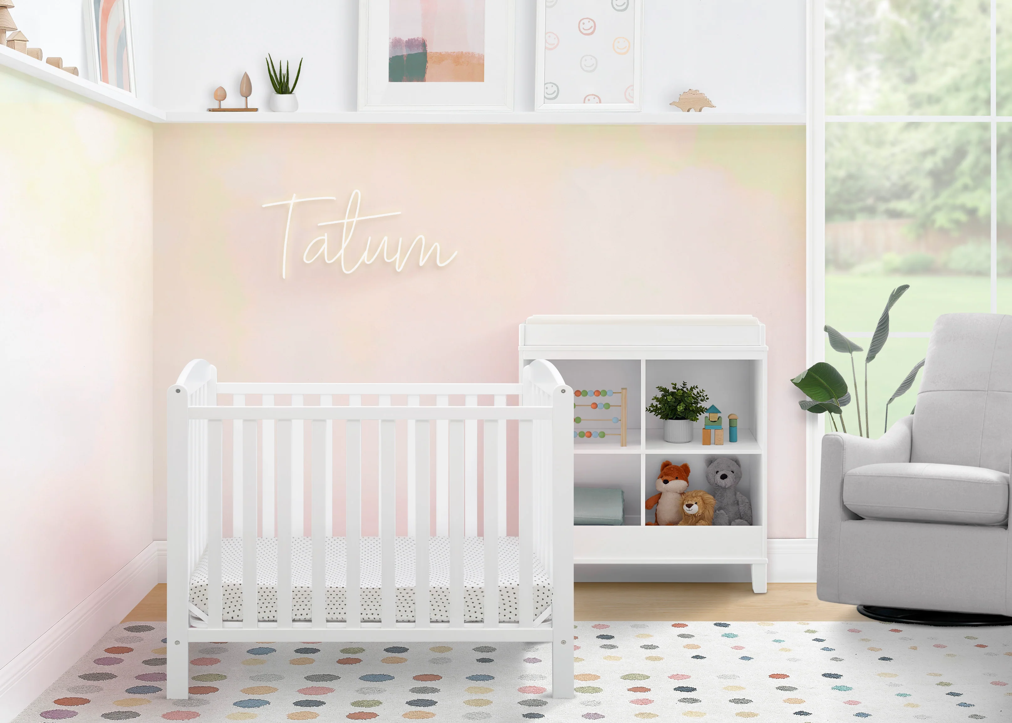Sprout Mini Crib with Mattress - Image 6