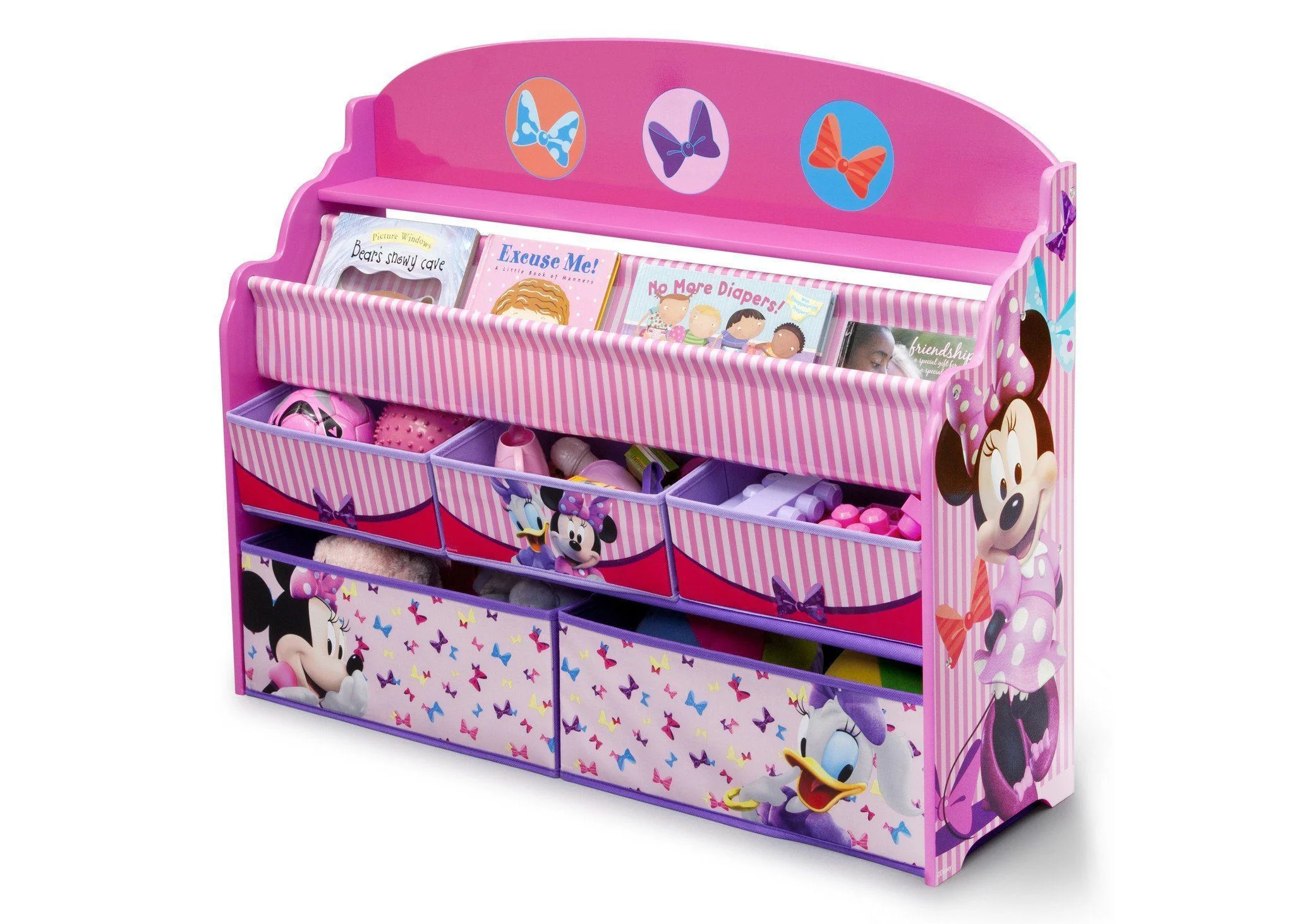 Minnie Mouse Deluxe Book & Toy Organizer - Image 4
