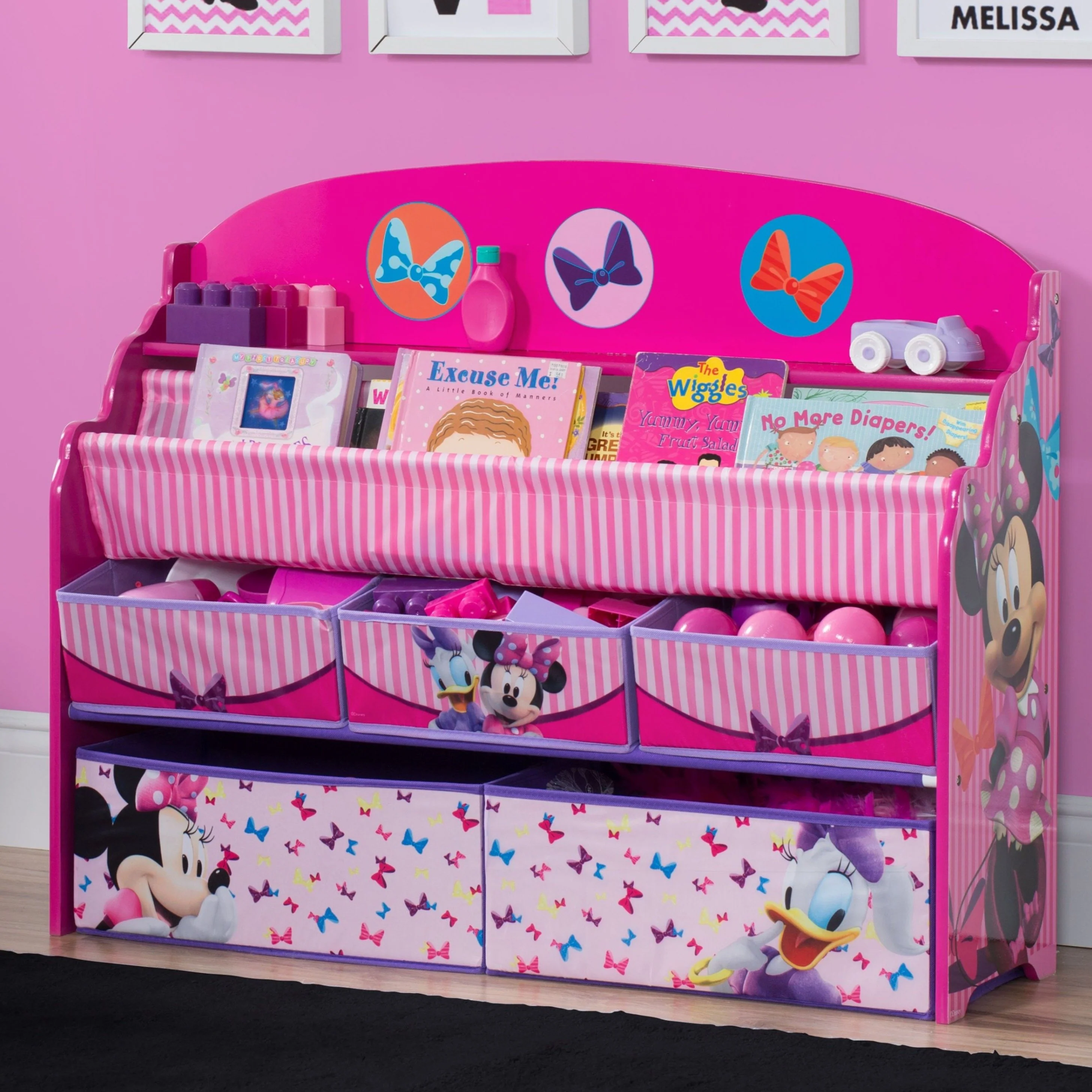 Minnie Mouse Deluxe Book & Toy Organizer - Image 6