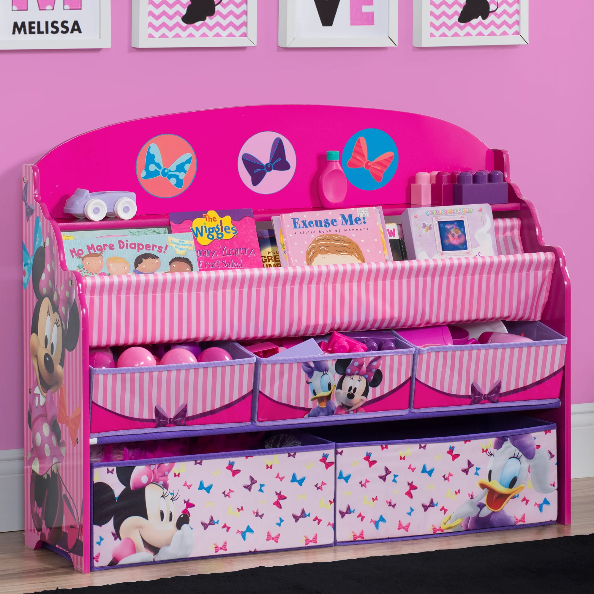 Minnie Mouse Deluxe Book & Toy Organizer - Image 7