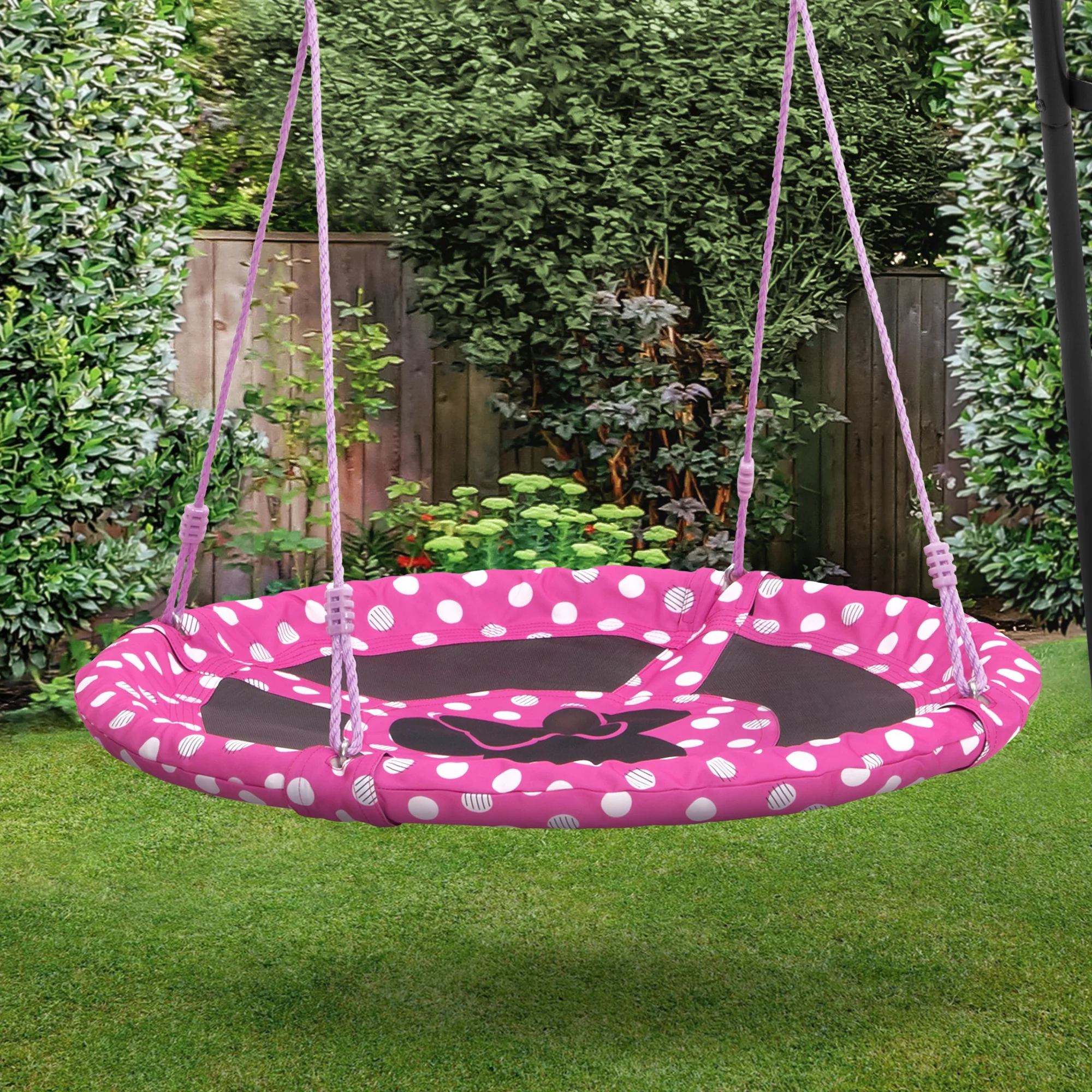 Minnie Mouse 40-Inch Saucer Swing for Kids - Image 8