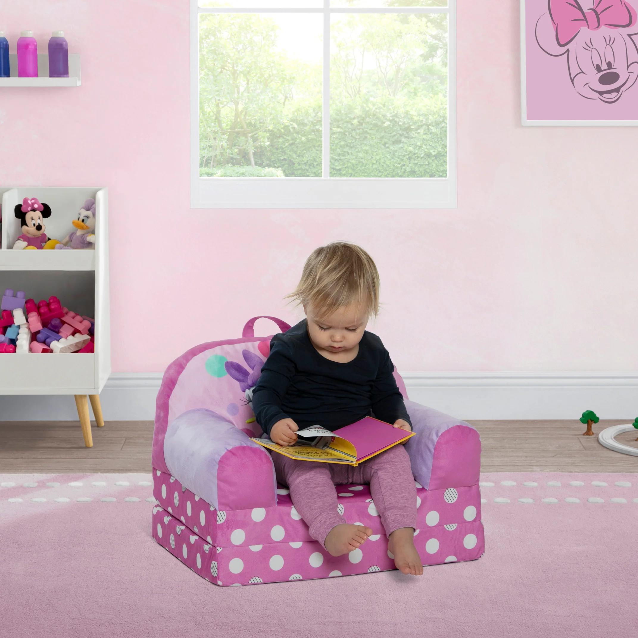 Minnie Mouse Cozee Buddy Flip-Out Chair - Image 10