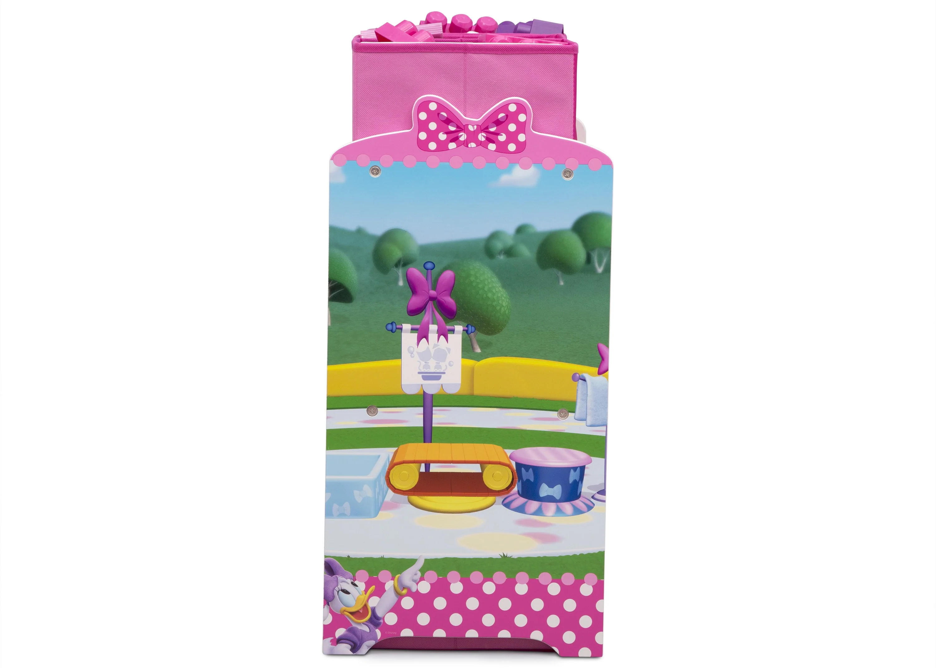 Minnie Mouse Design and Store 6 Bin Toy Organizer - Image 4