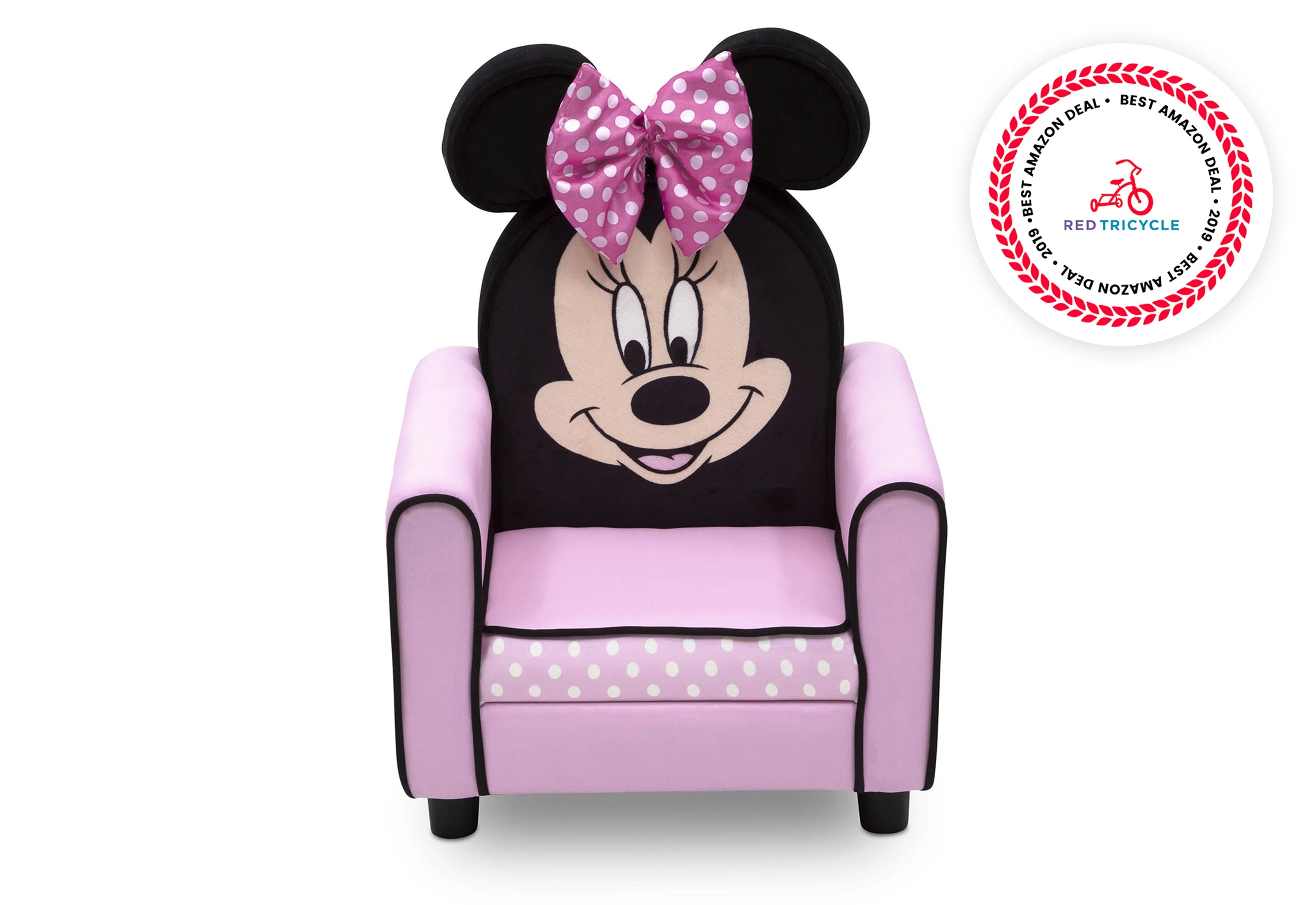 Minnie Mouse Figural Upholstered Kids Chair - Image 3