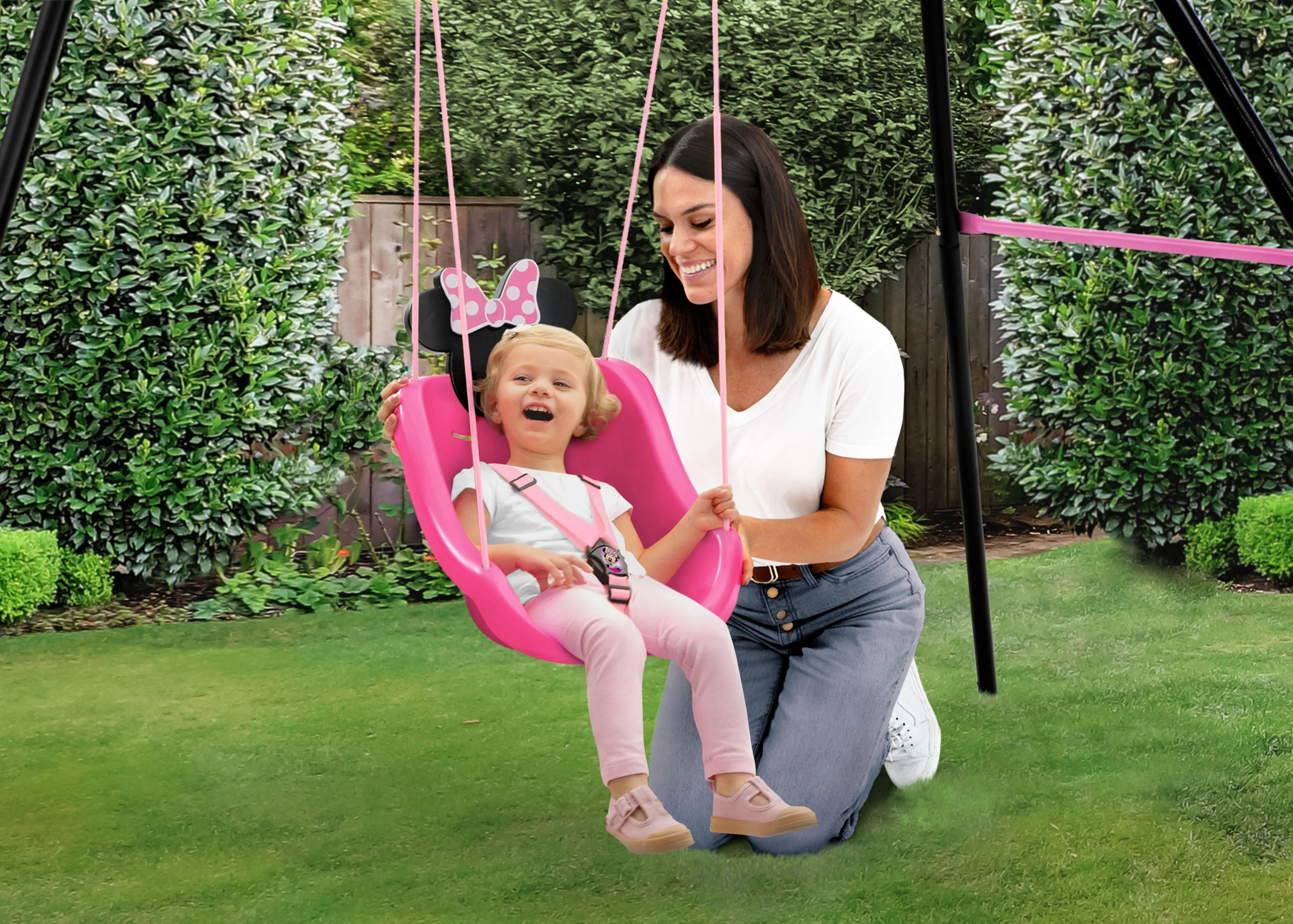 Minnie Mouse 2-in-1 Outdoor Kids Swing