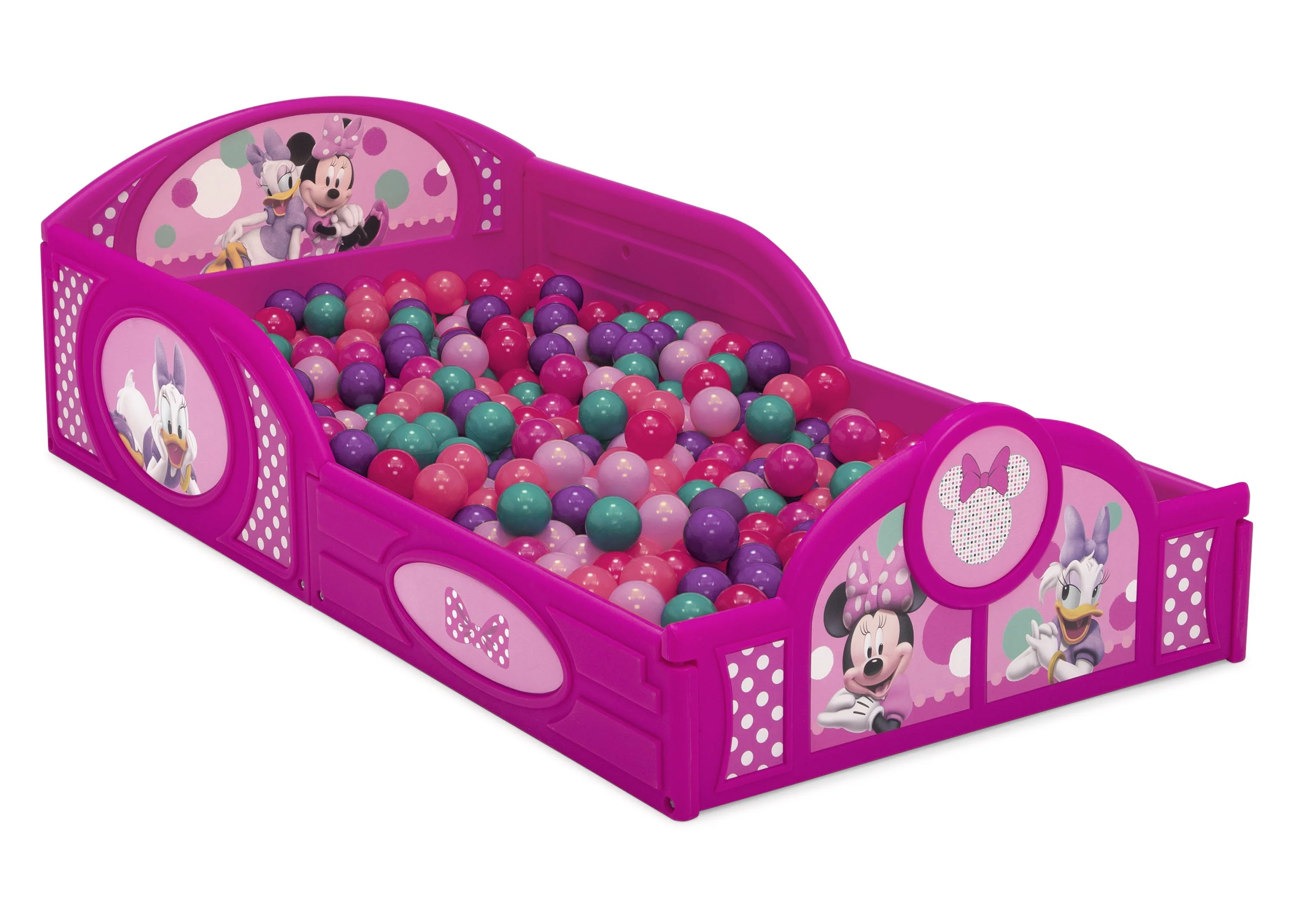 Minnie Mouse Plastic Sleep and Play Toddler Bed - Image 4