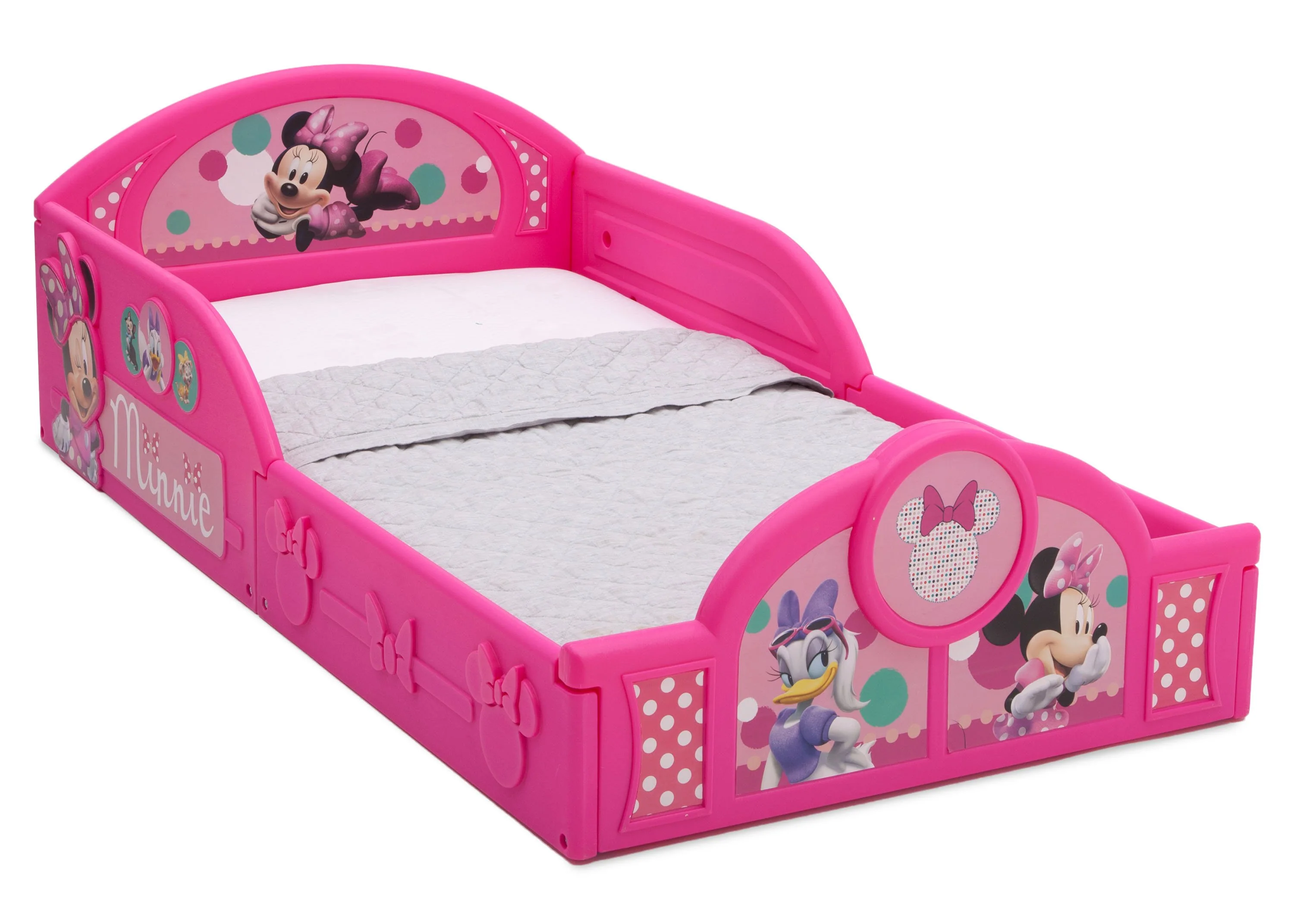 Minnie Mouse Plastic Sleep and Play Toddler Bed - Image 2
