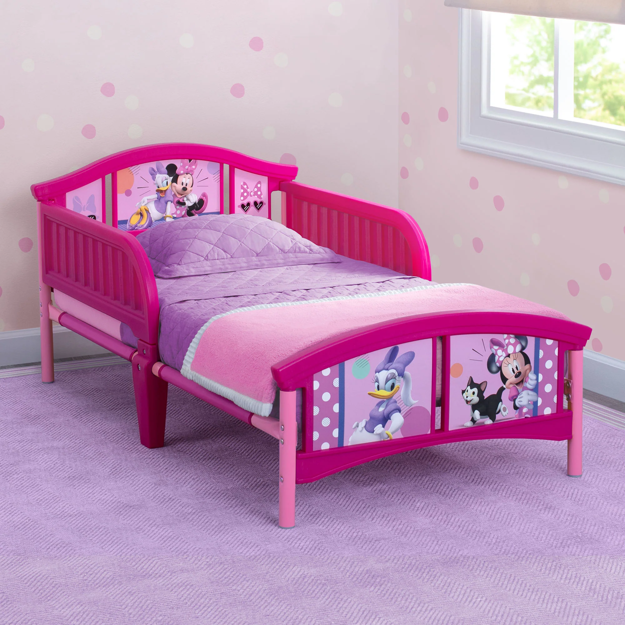 Minnie Mouse Plastic Toddler Bed - Image 7