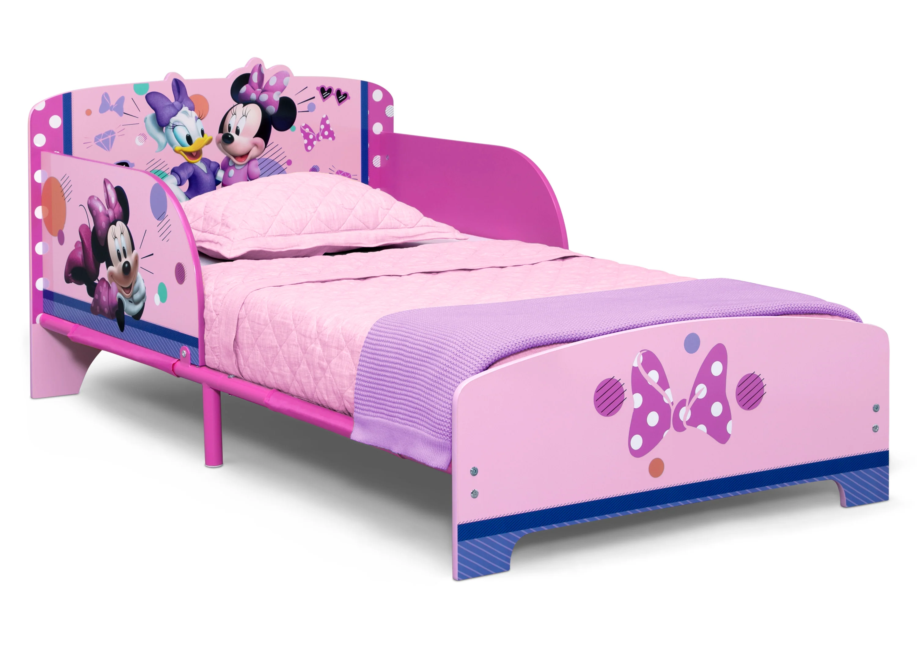 Minnie Mouse Wood & Metal Toddler Bed - Image 2