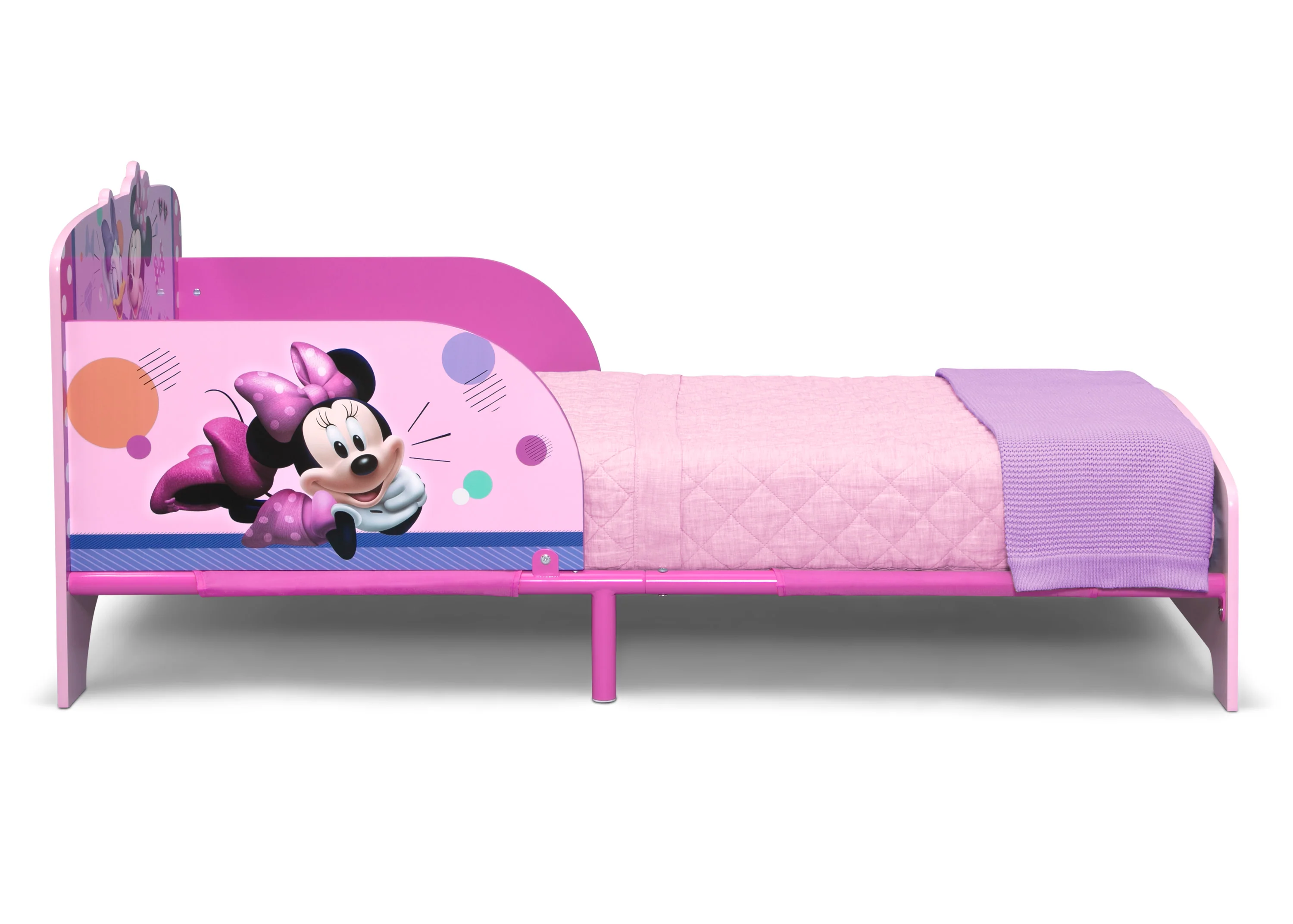Minnie Mouse Wood & Metal Toddler Bed - Image 3