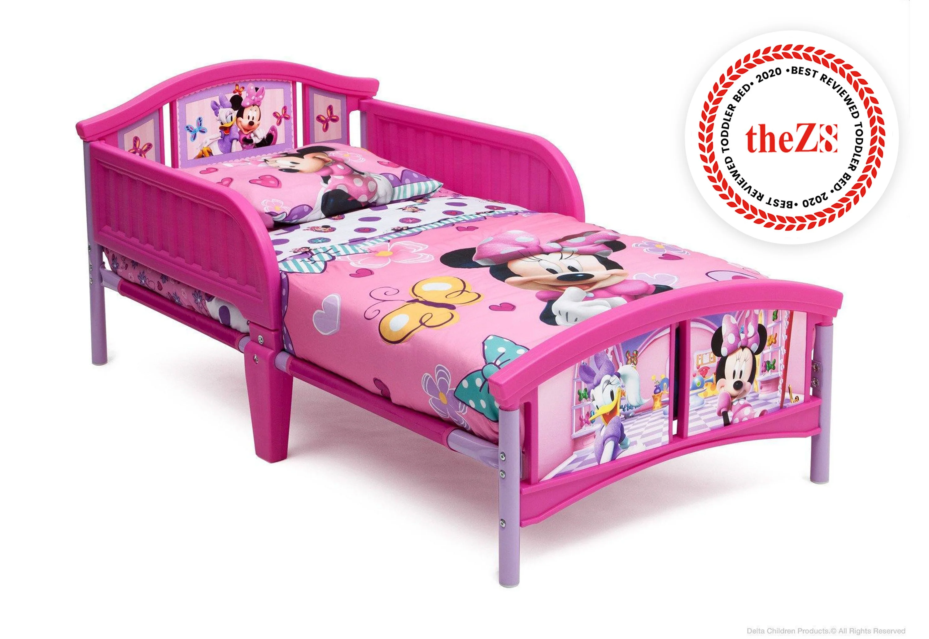 Minnie Mouse Plastic Toddler Bed - Image 3