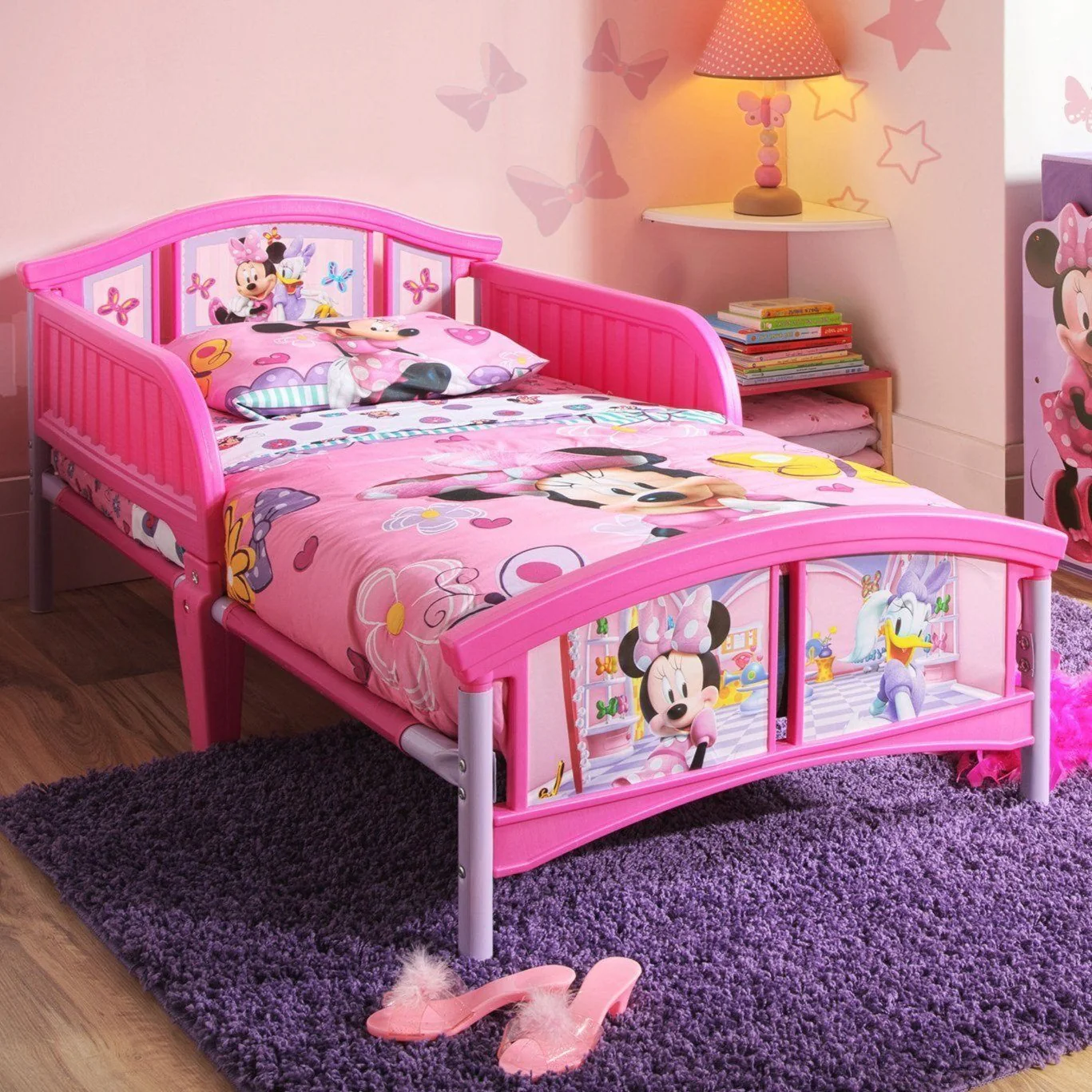 Minnie Mouse Plastic Toddler Bed - Image 7