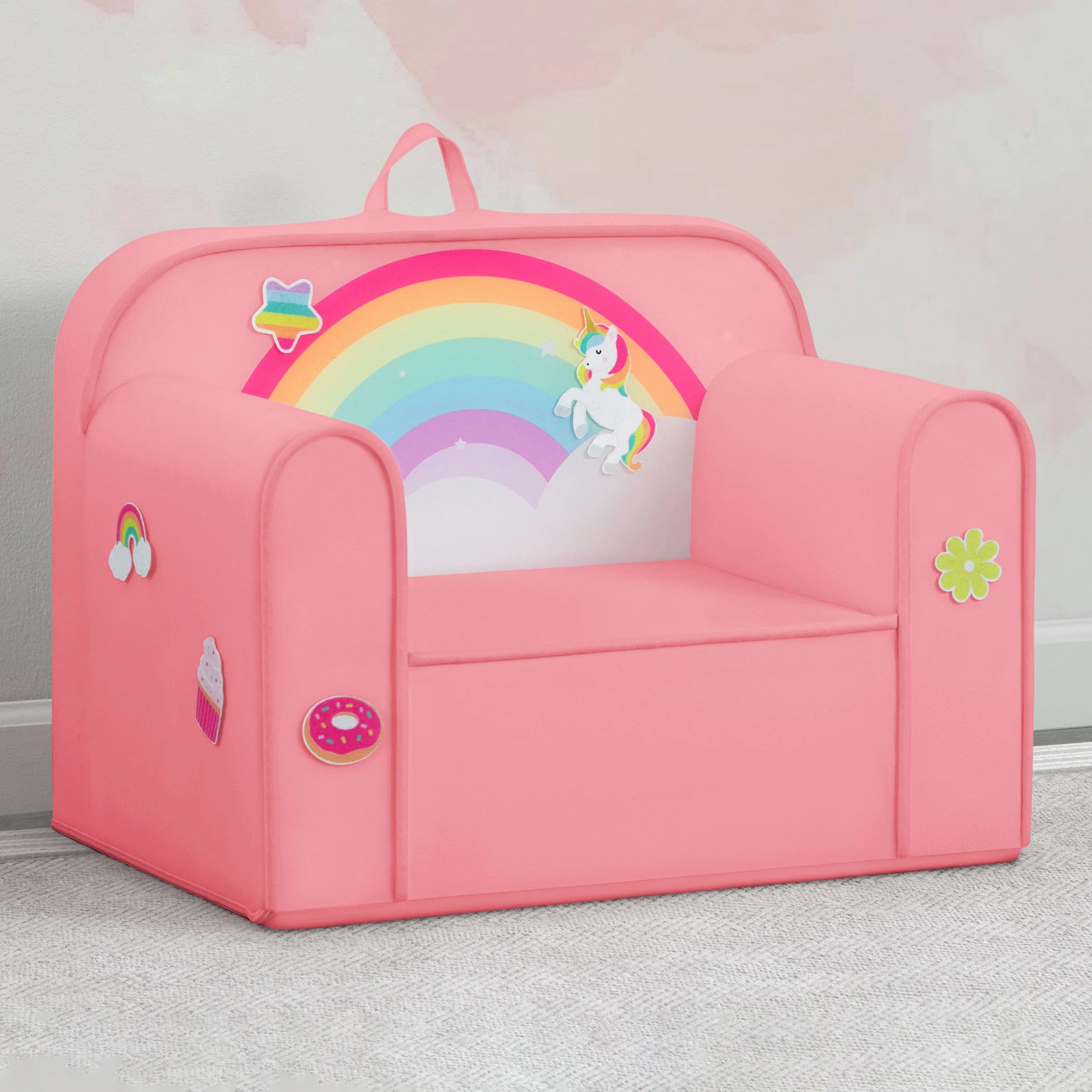 Mix & Match Cozee Kids Chair with Interchangeable Patches - Image 36