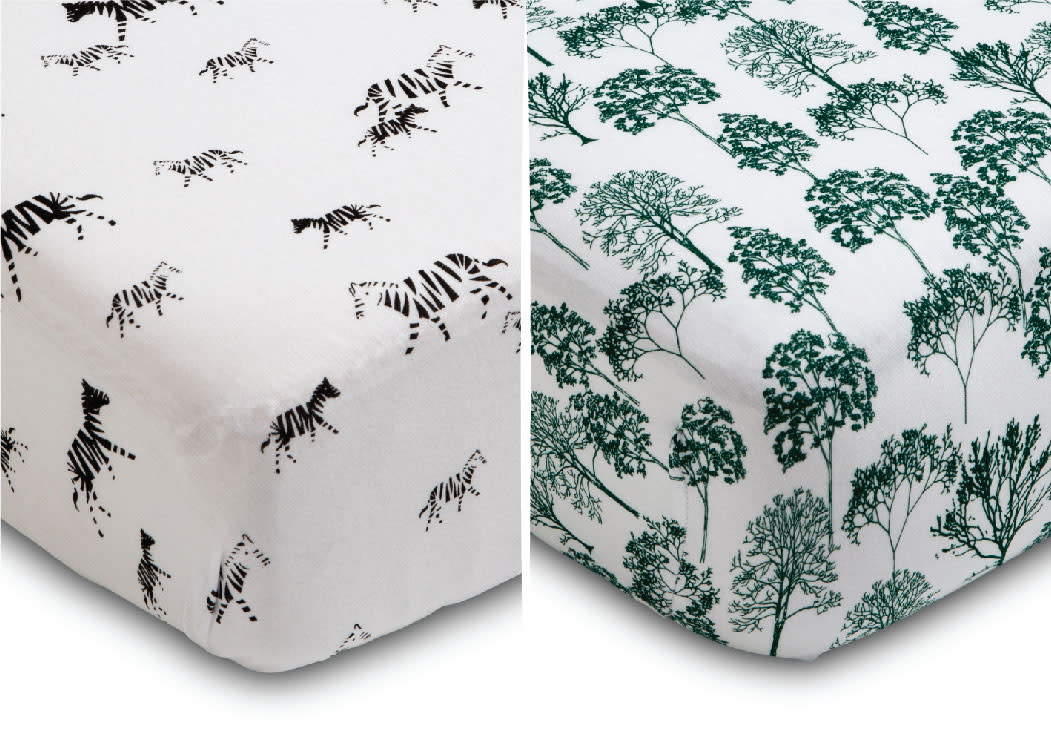 Modern Safari Fitted Crib Sheets - 2 Pack - Image 4