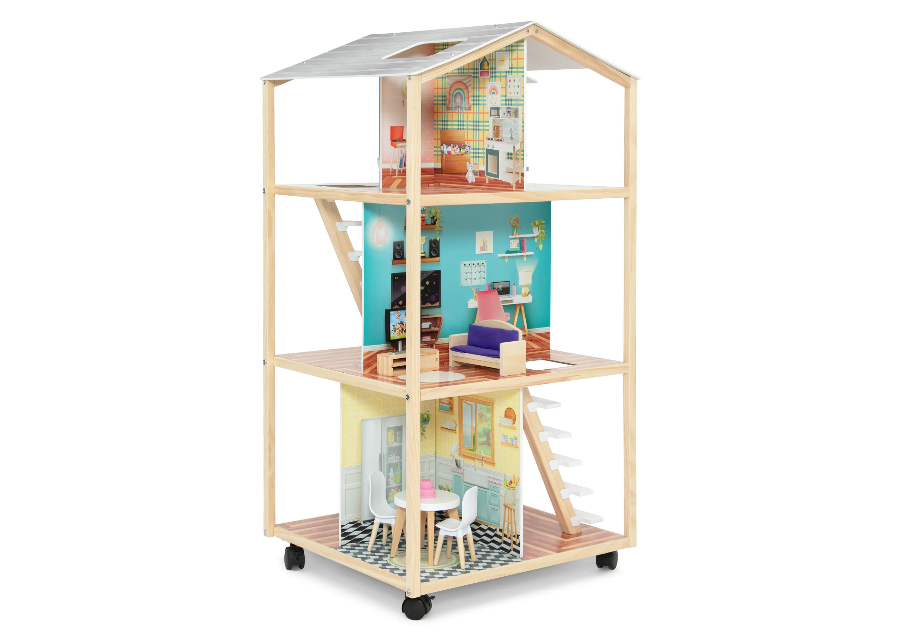 Moveable Mansion Dollhouse - Image 3
